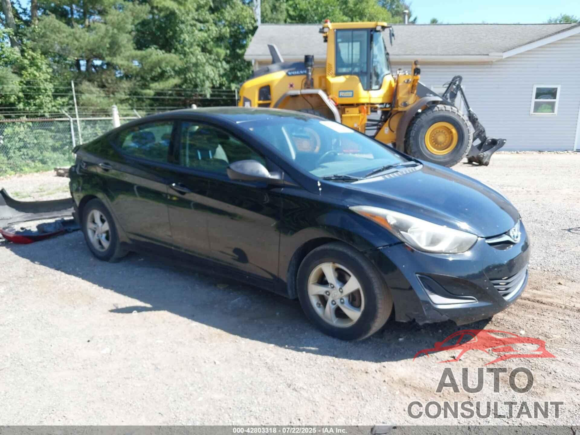 HYUNDAI ELANTRA 2014 - KMHDH4AEXEU088644