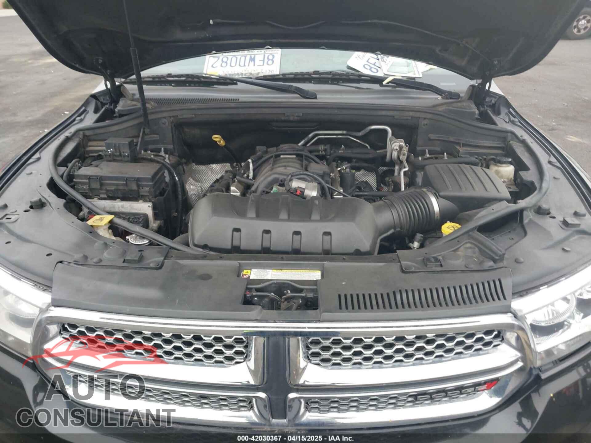 DODGE DURANGO 2012 - 1C4SDJET0CC322954