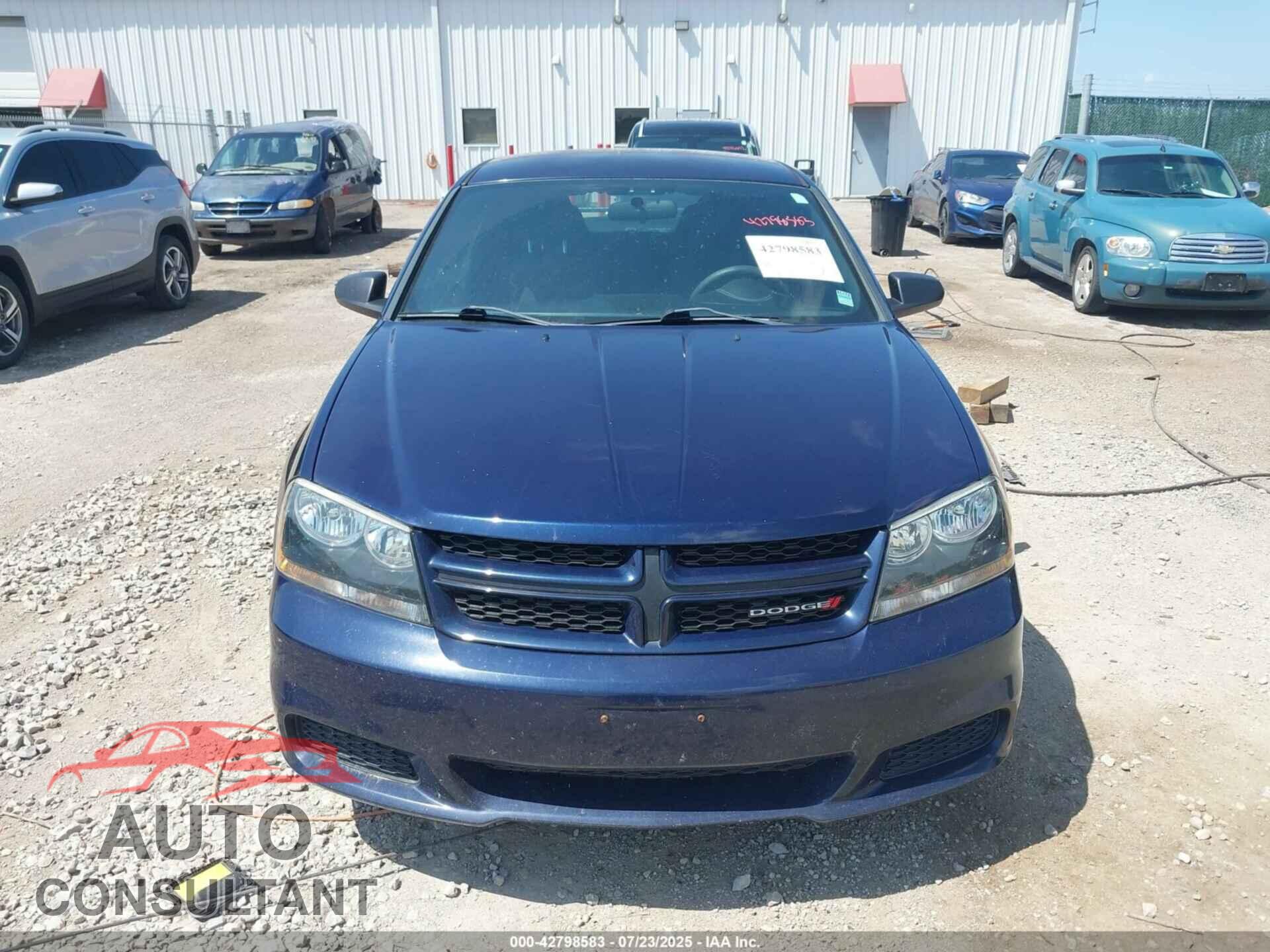 DODGE AVENGER 2014 - 1C3CDZAB5EN227236