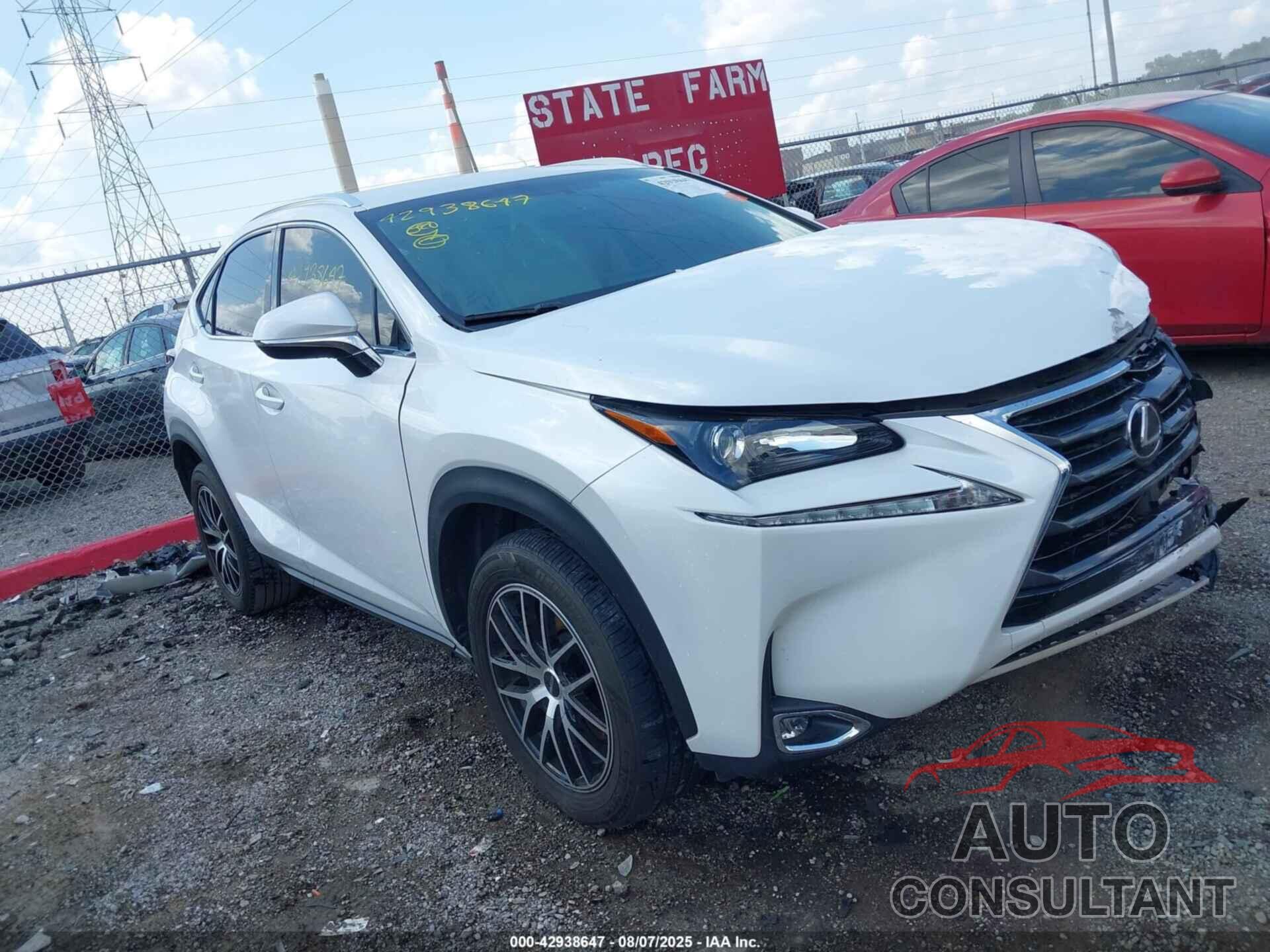 LEXUS NX 200T 2016 - JTJYARBZ7G2037204