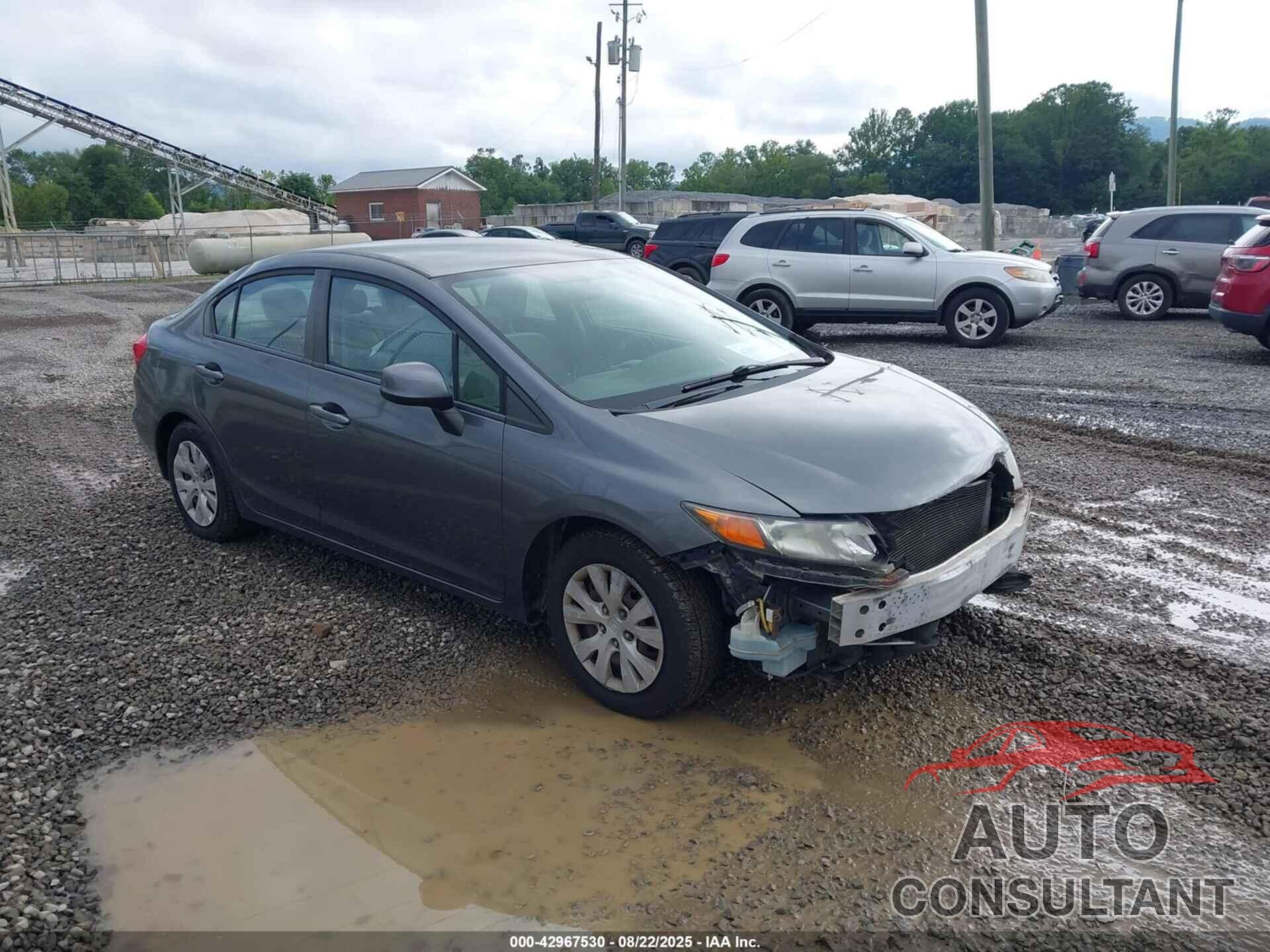HONDA CIVIC 2012 - 19XFB2F50CE389480