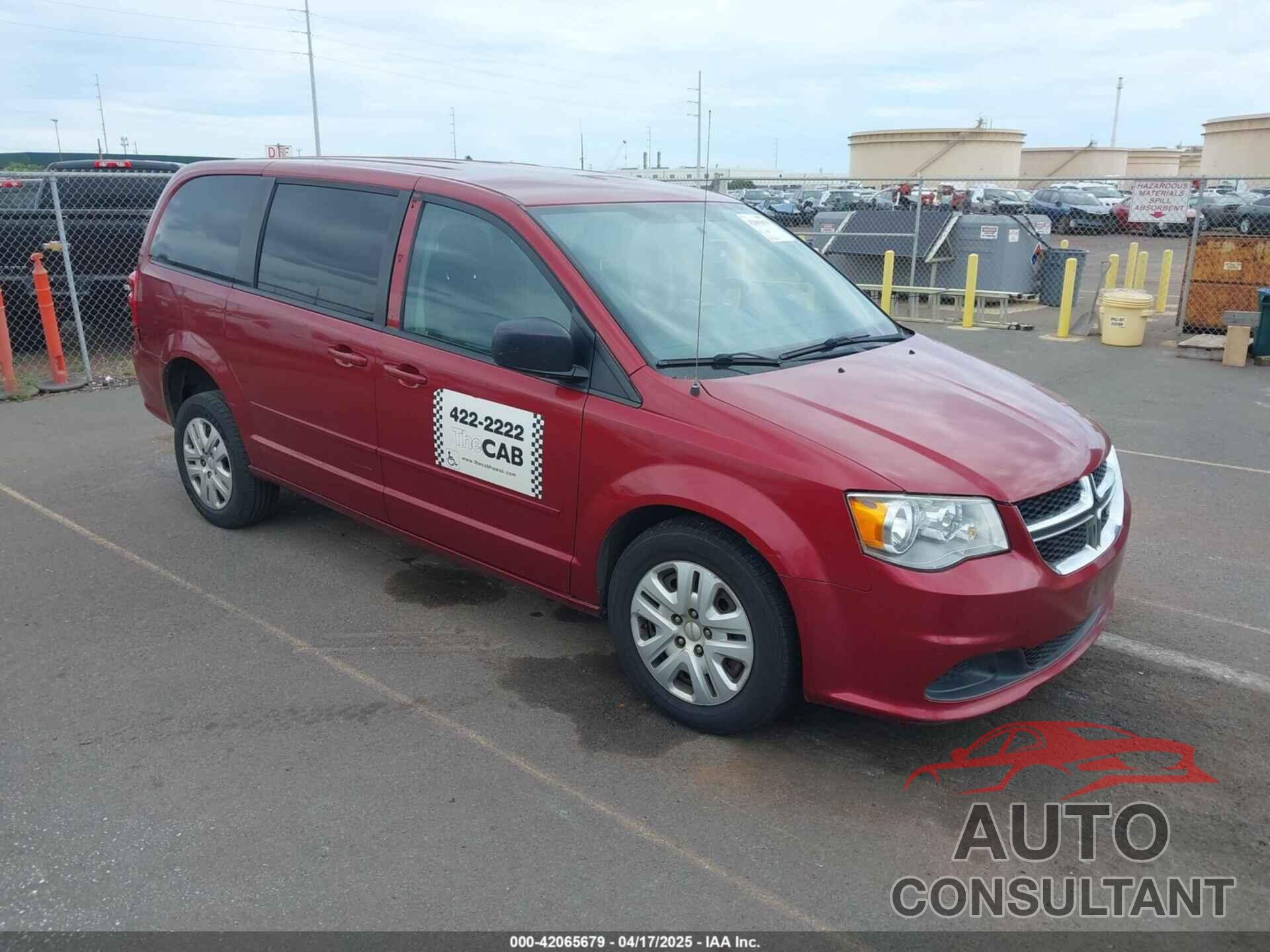 DODGE GRAND CARAVAN 2016 - 2C4RDGBG7GR225773