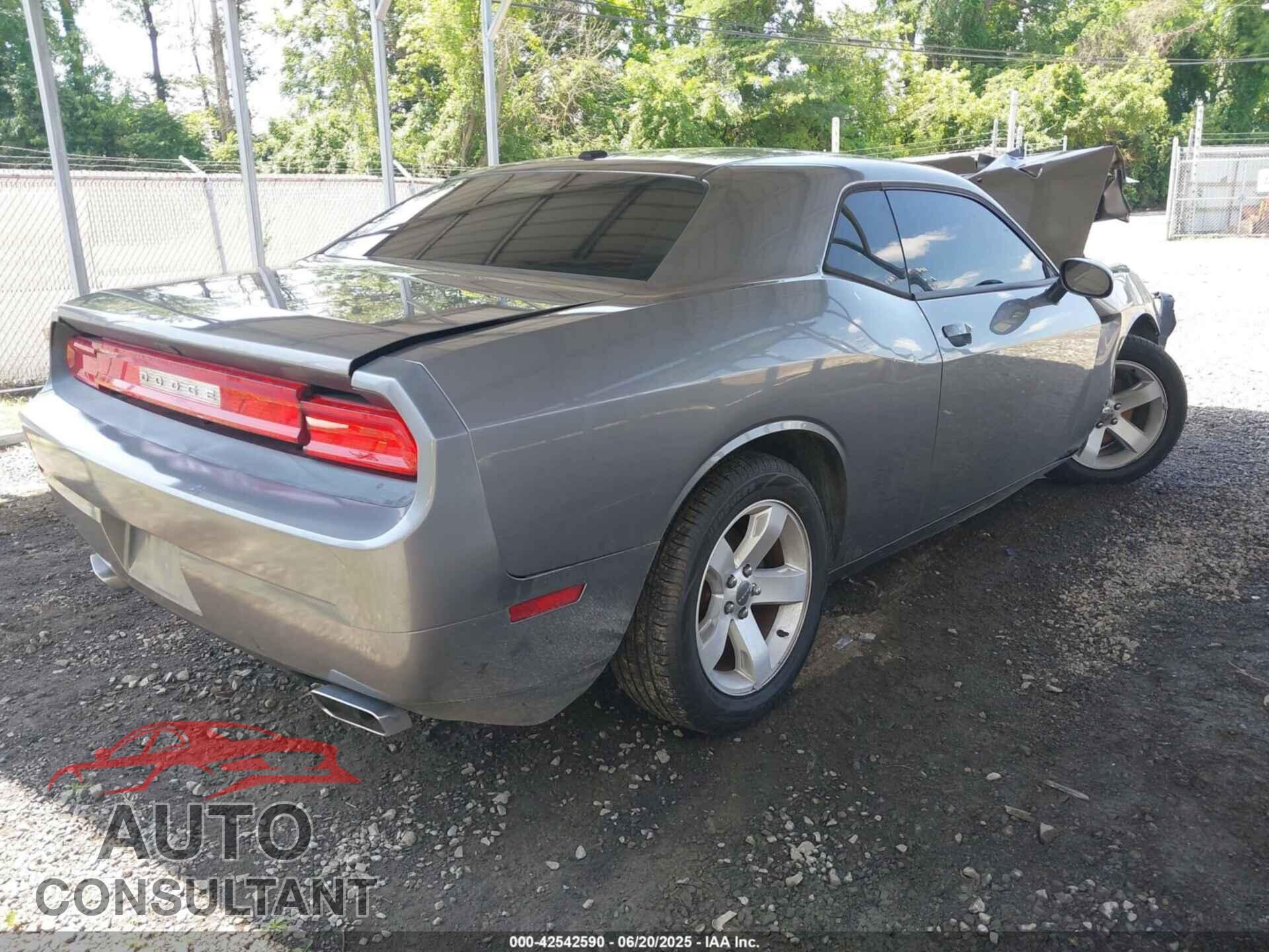 DODGE CHALLENGER 2012 - 2C3CDYAG8CH125277