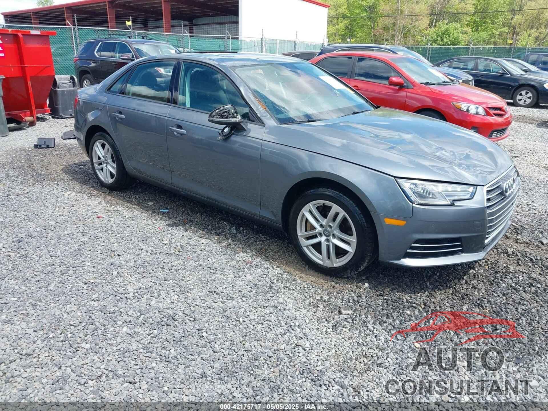 AUDI A4 2017 - WAUANAF40HN018645