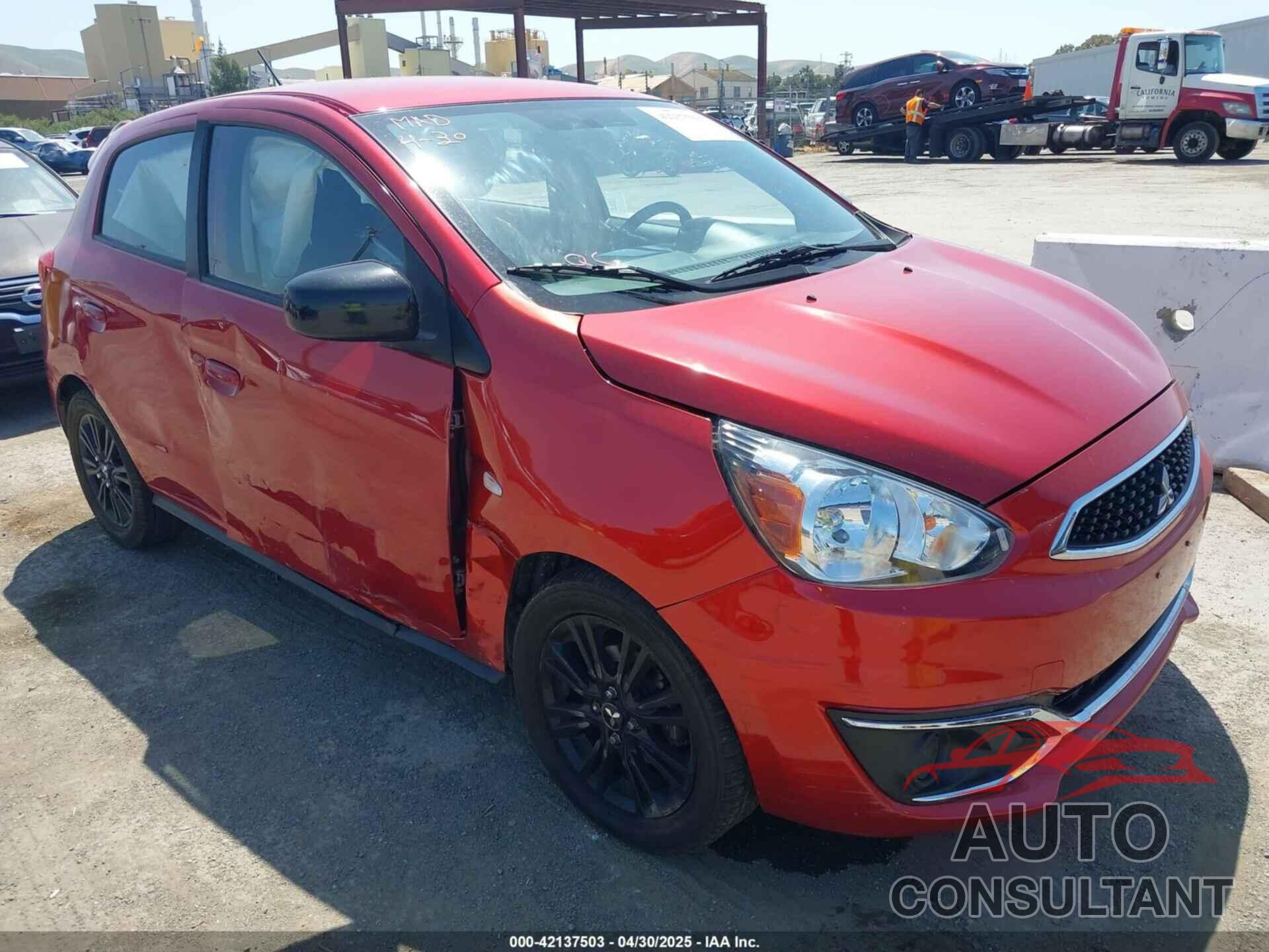 MITSUBISHI MIRAGE 2019 - ML32A5HJ1KH012200