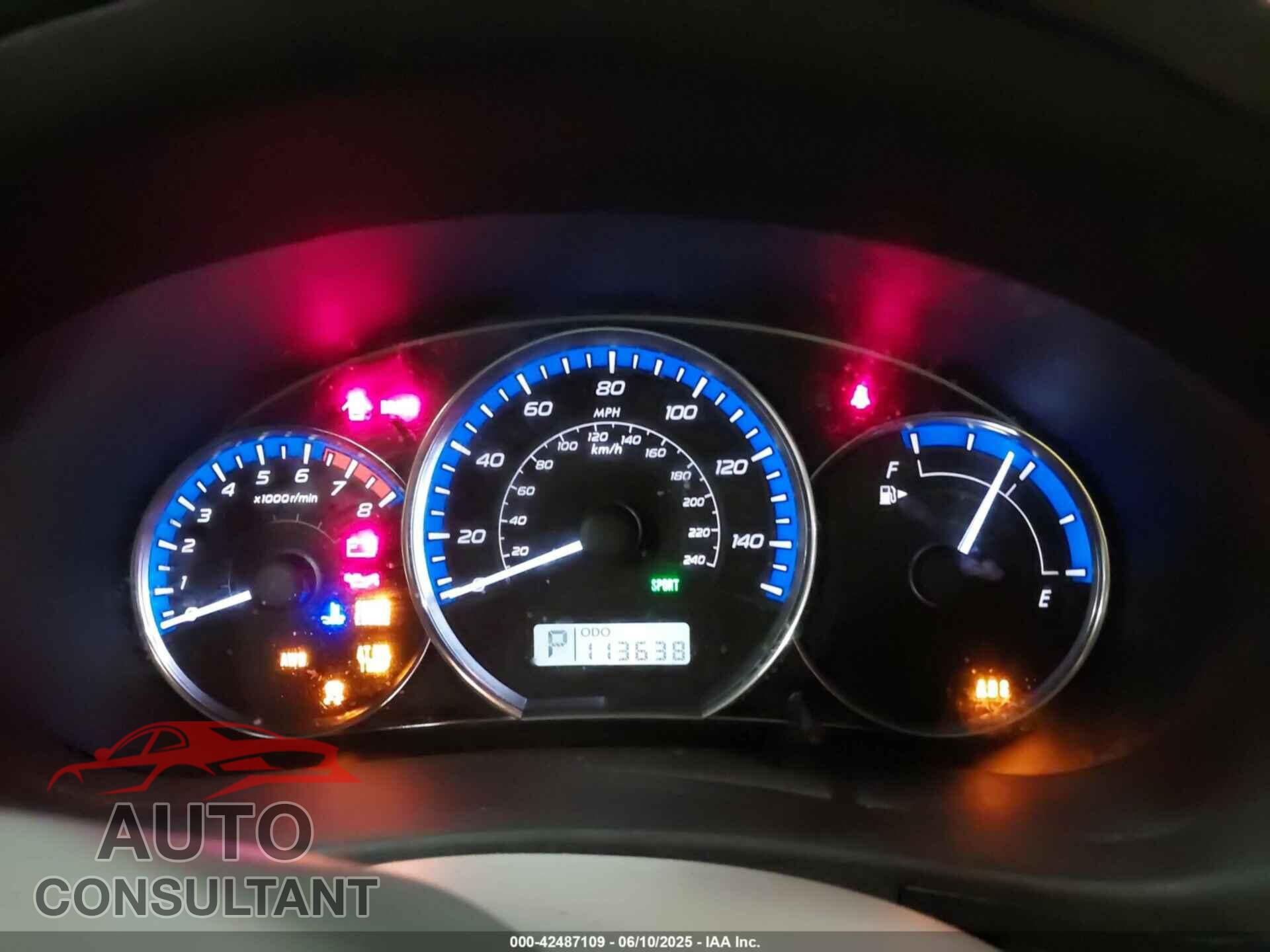 SUBARU FORESTER 2012 - JF2SHAECXCH432841