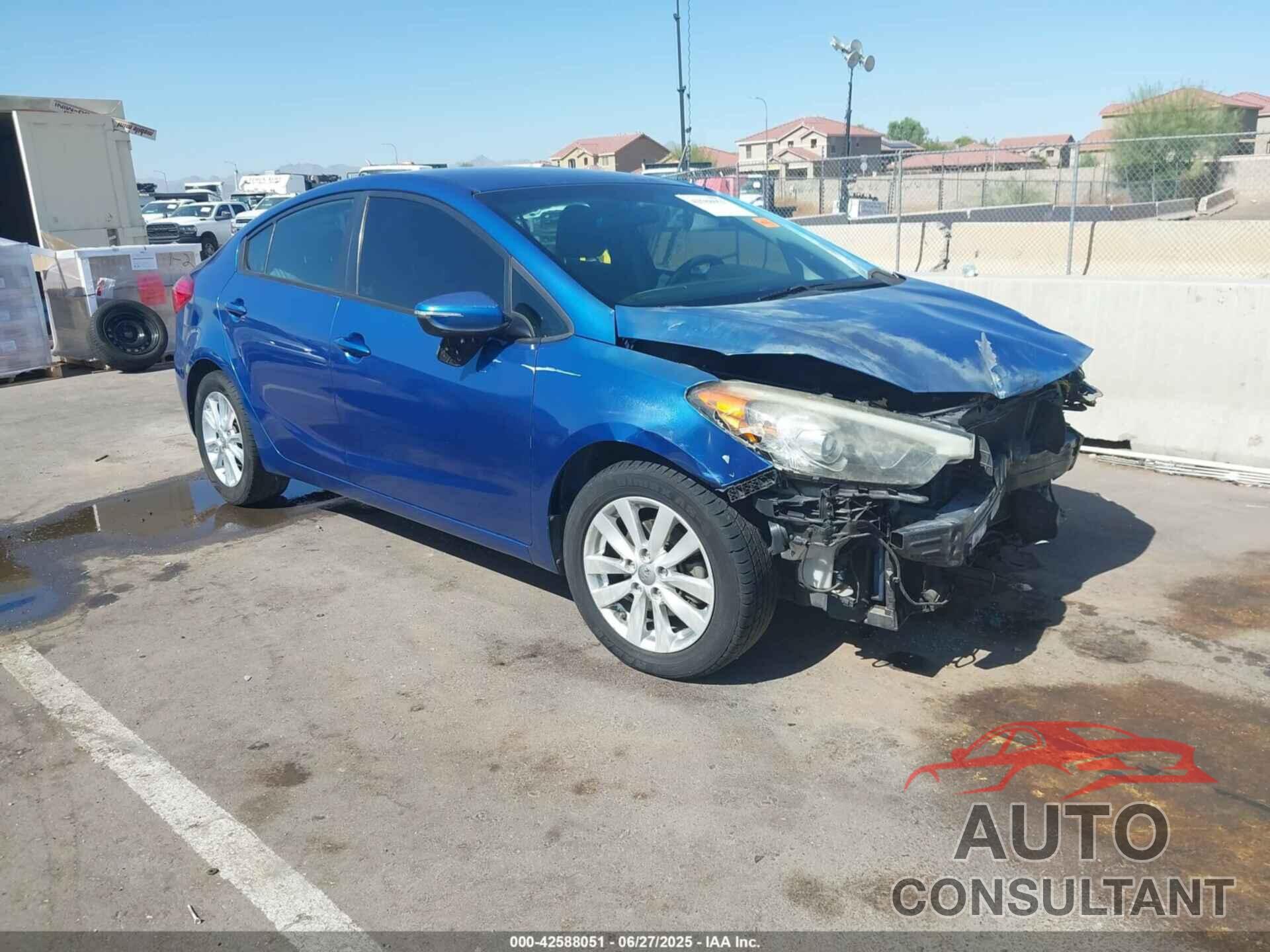 KIA FORTE 2014 - KNAFX4A63E5062015