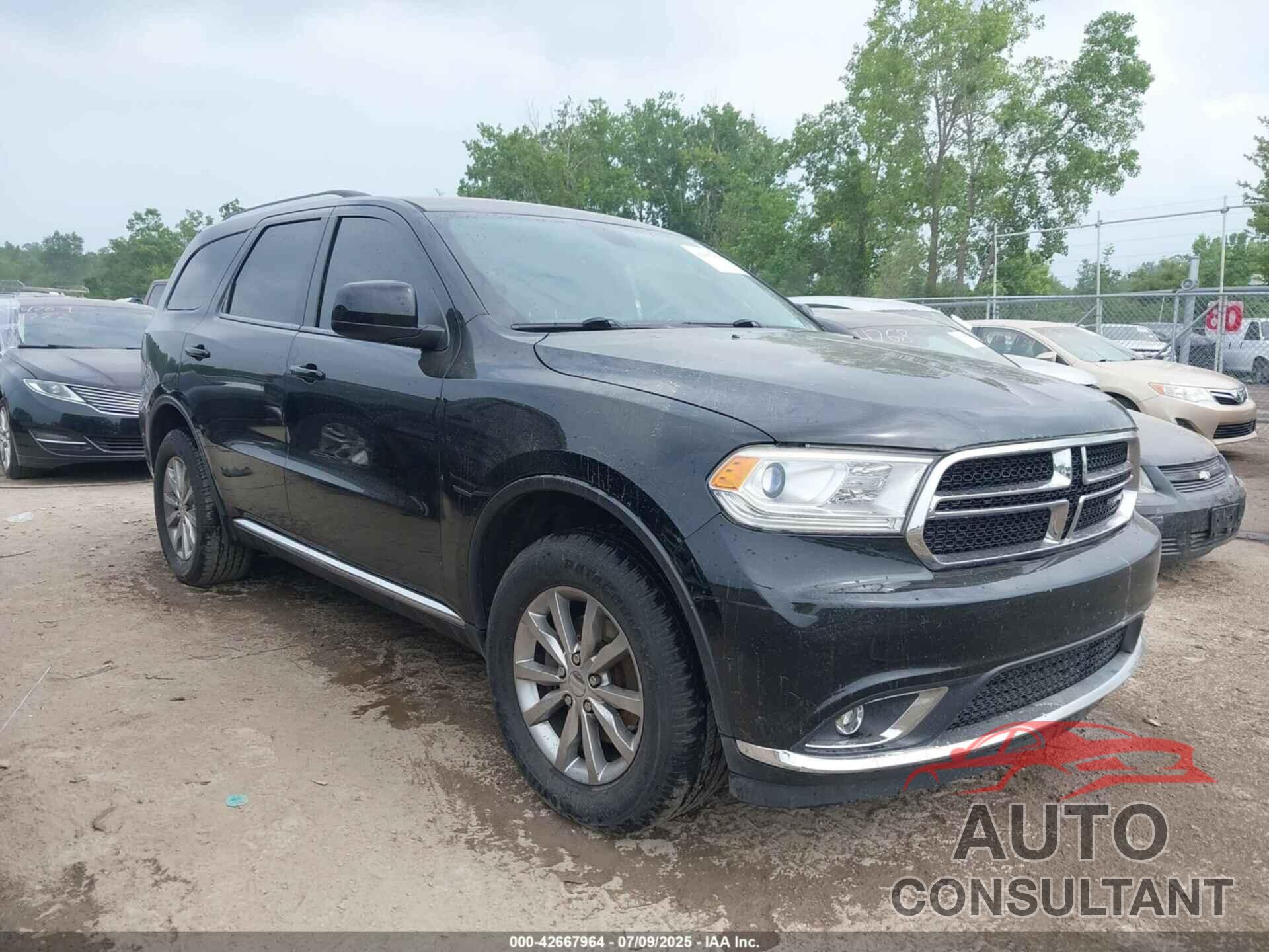 DODGE DURANGO 2017 - 1C4RDJAG7HC747876