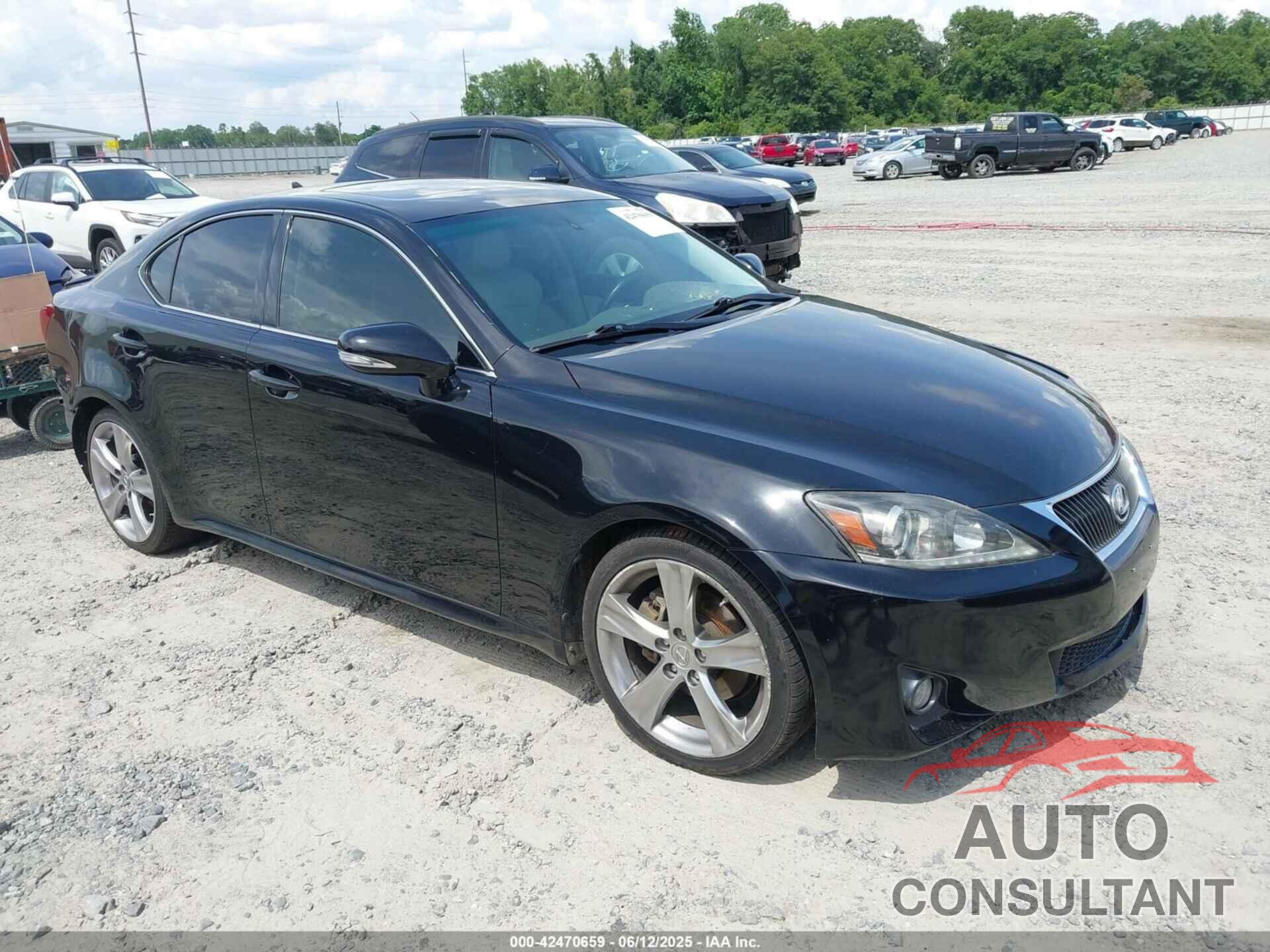 LEXUS IS 250 2012 - JTHBF5C23C5184311