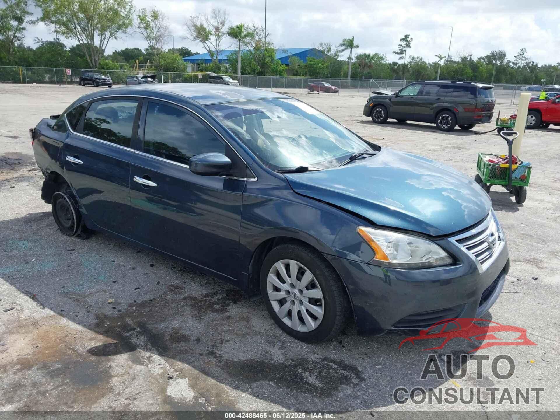 NISSAN SENTRA 2013 - 1N4AB7AP8DN908536