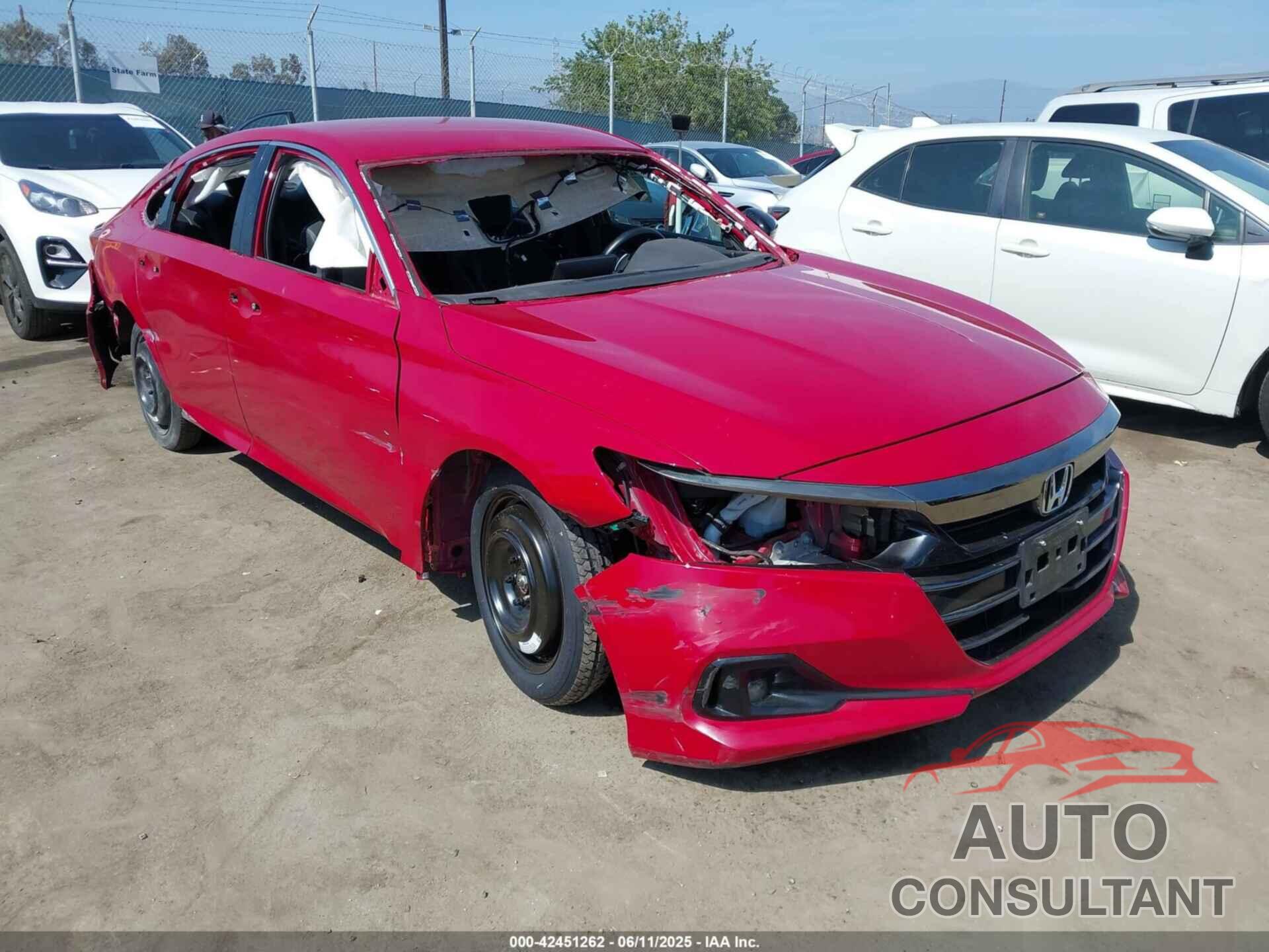 HONDA ACCORD 2022 - 1HGCV1F38NA018609