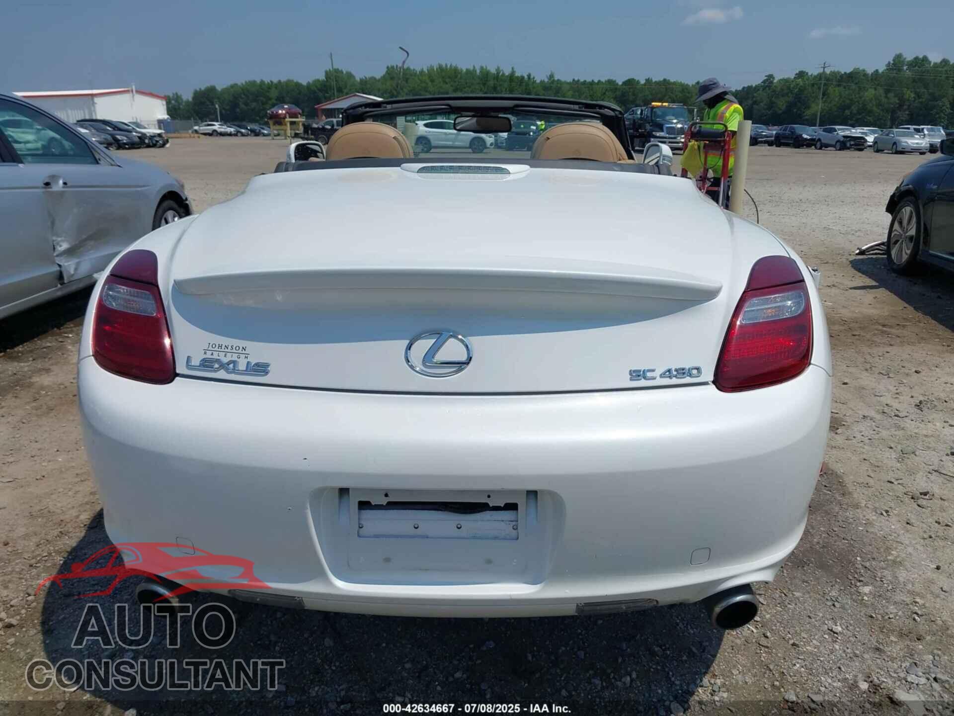 LEXUS SC 430 2010 - JTHFN2EY4A9021614