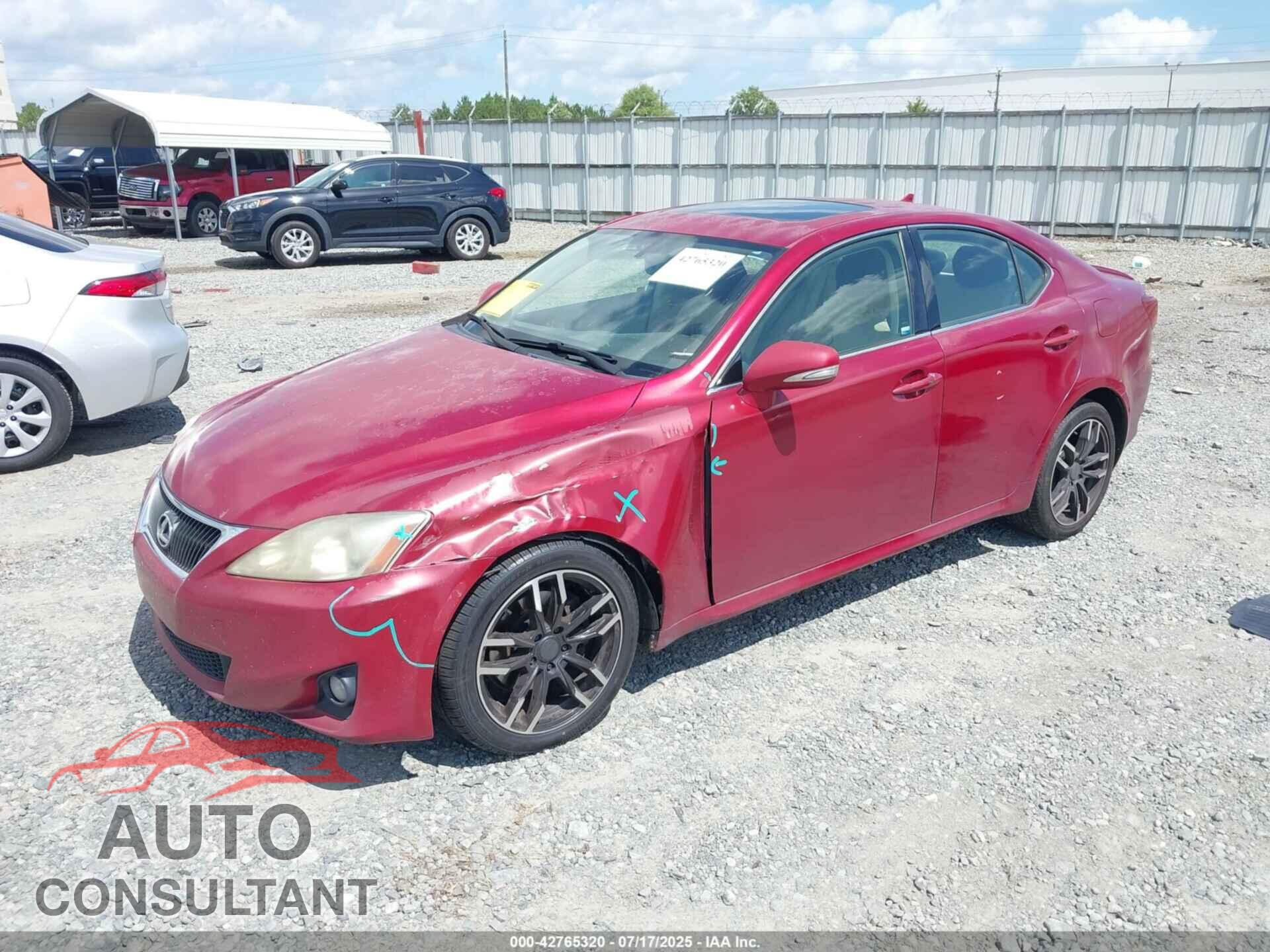 LEXUS IS 250 2012 - JTHCF5C26C5053930