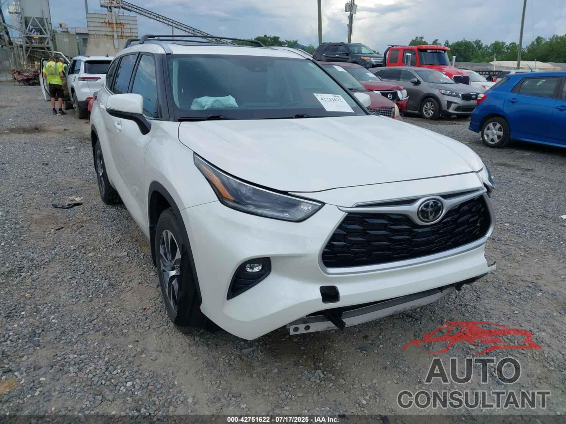 TOYOTA HIGHLANDER 2021 - 5TDHZRBH9MS551417