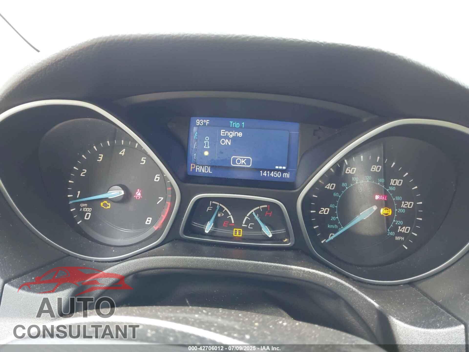 FORD FOCUS 2014 - 1FADP3F20EL202646