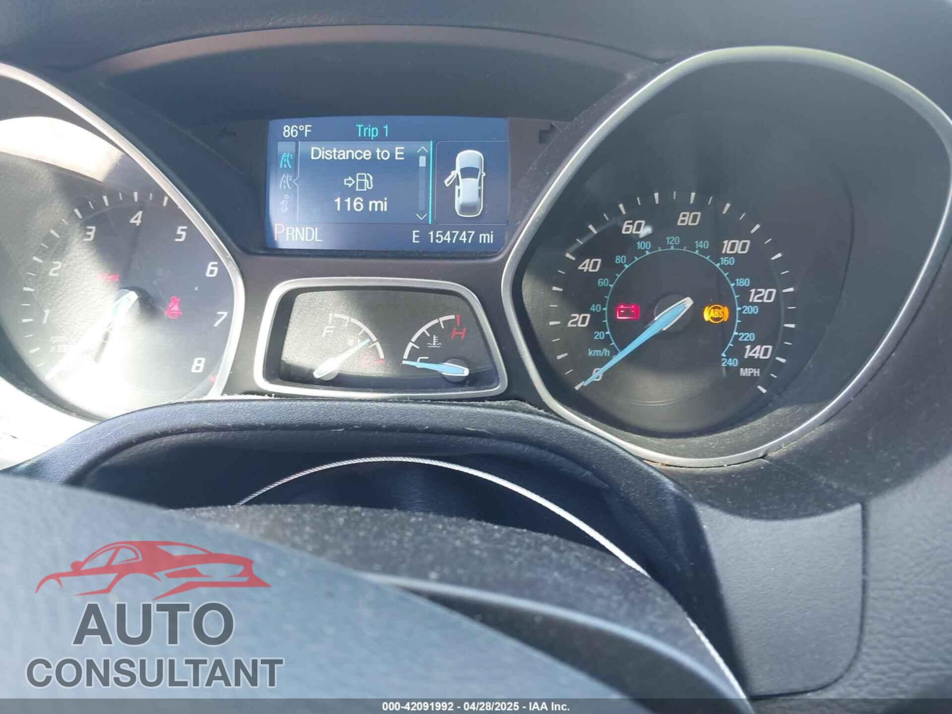 FORD FOCUS 2014 - 1FADP3F22EL308645