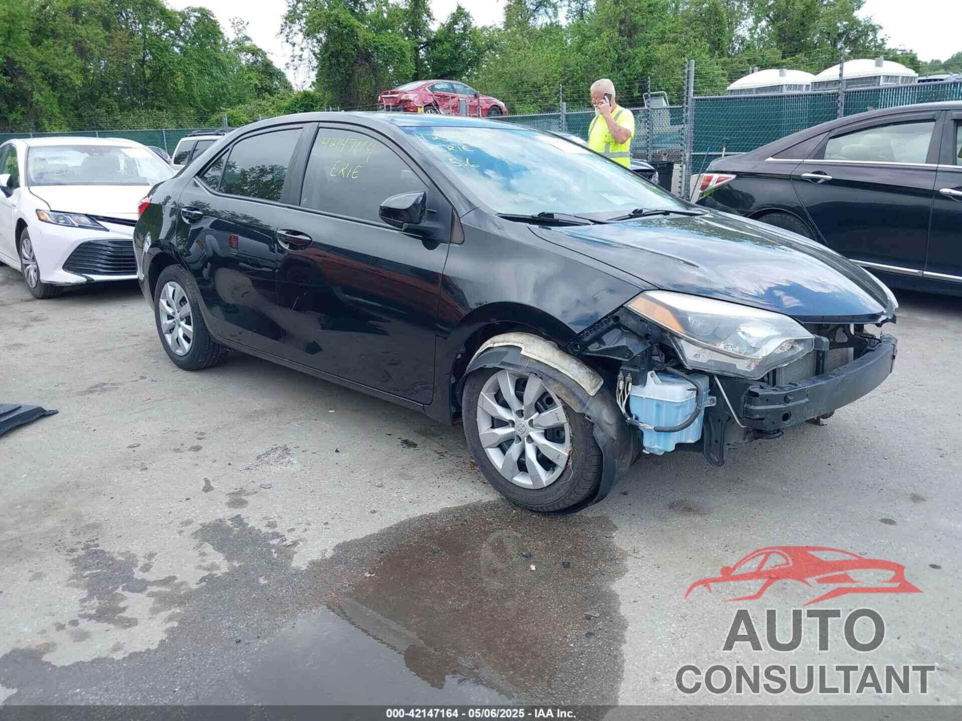 TOYOTA COROLLA 2016 - 2T1BURHE1GC697907