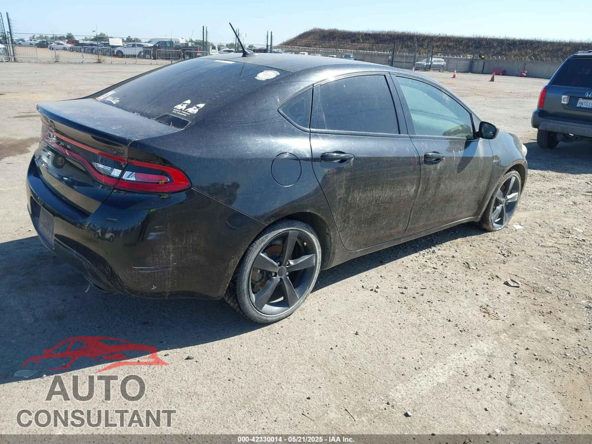 DODGE DART 2015 - 1C3CDFBB4FD320379