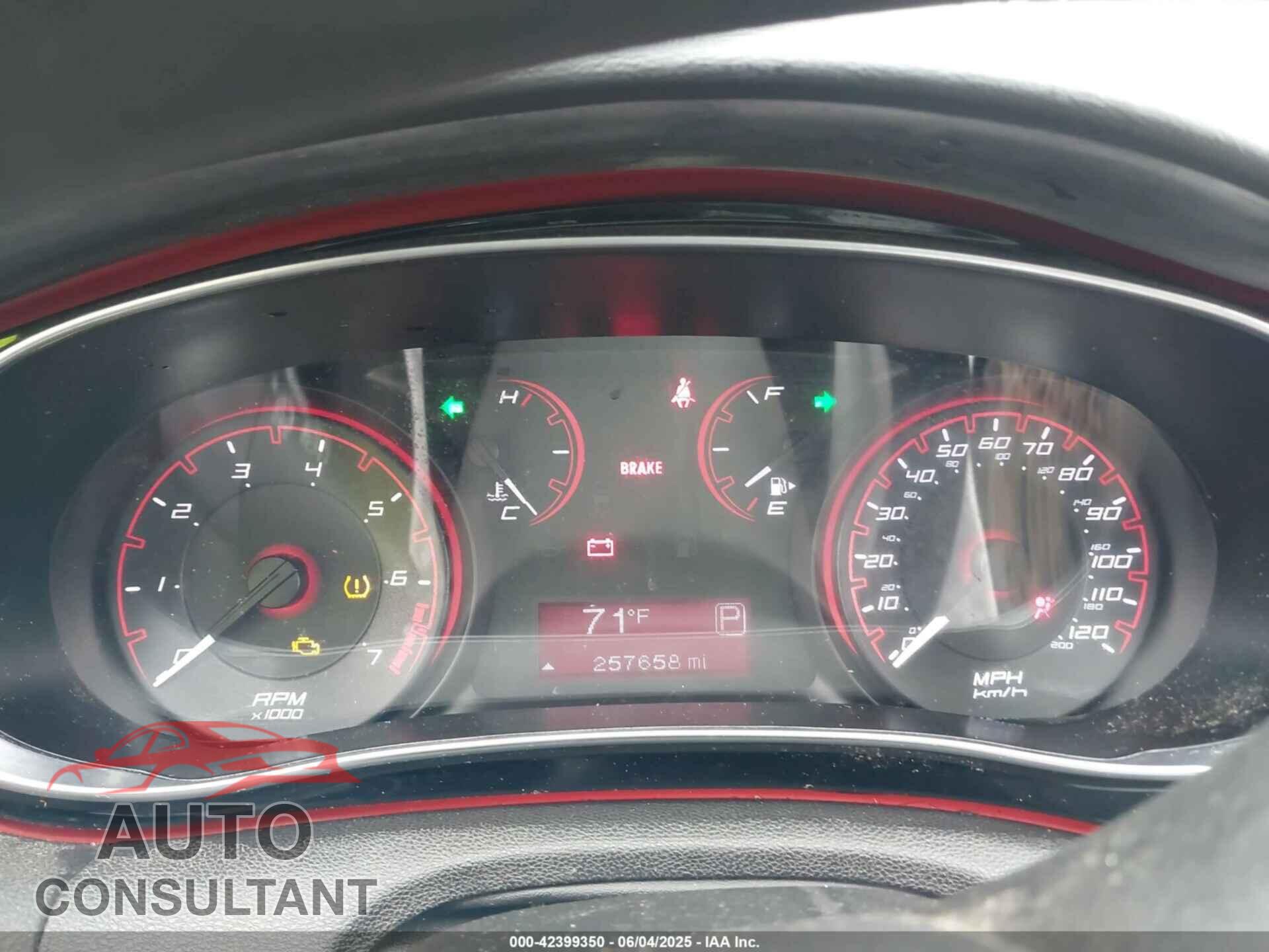 DODGE DART 2015 - 1C3CDFAA1FD422909