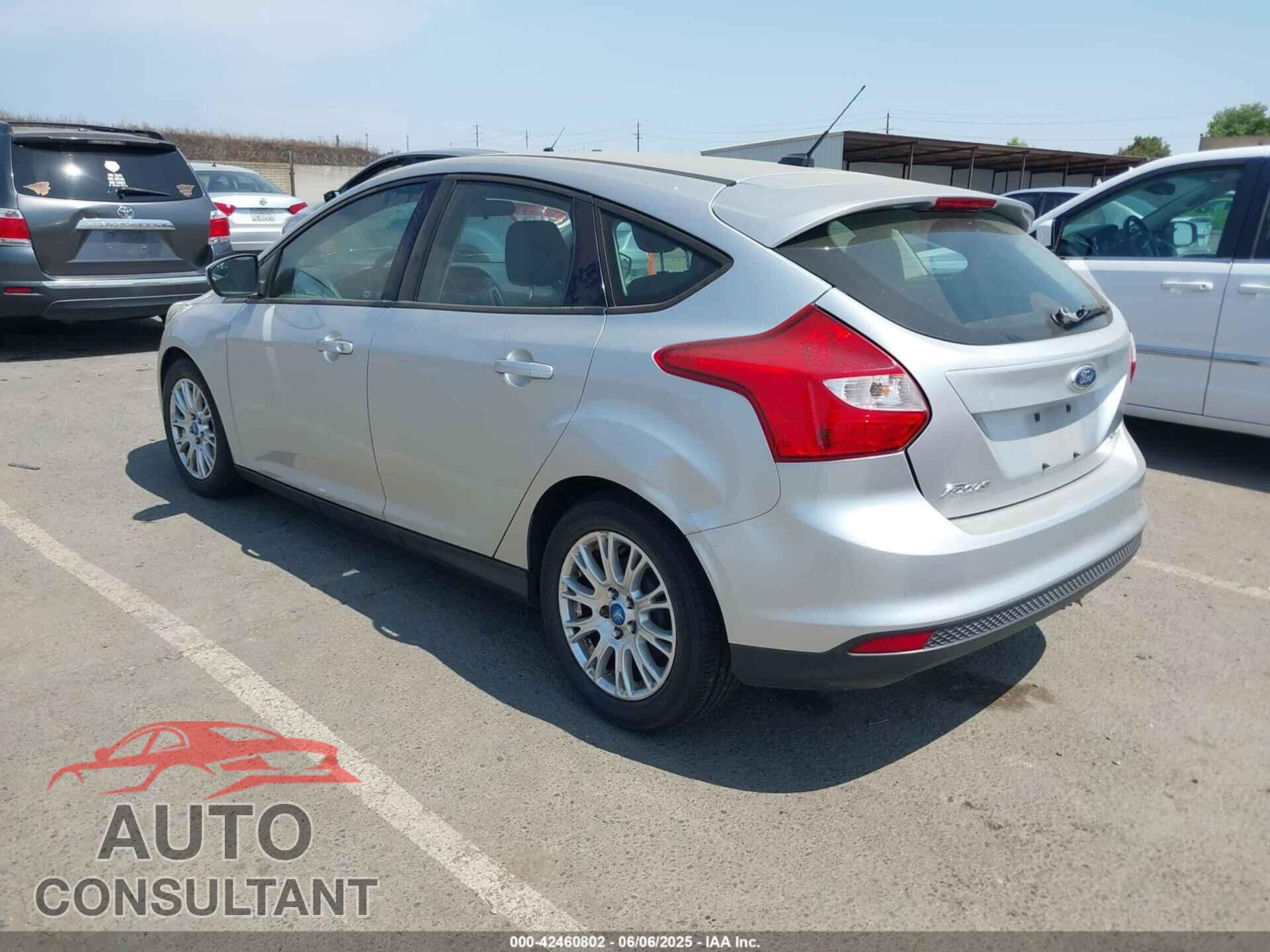 FORD FOCUS 2012 - 1FAHP3K25CL169602