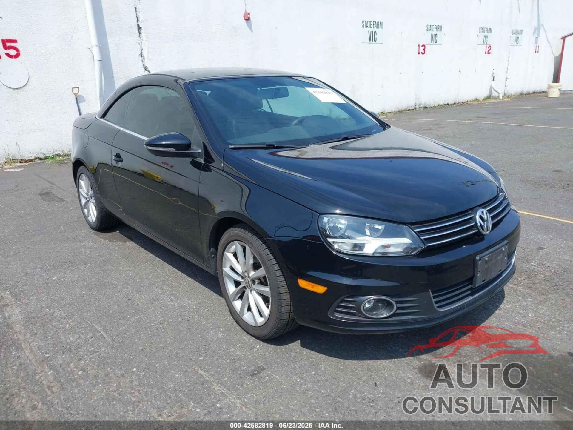 VOLKSWAGEN EOS 2012 - WVWBW7AH1CV010483