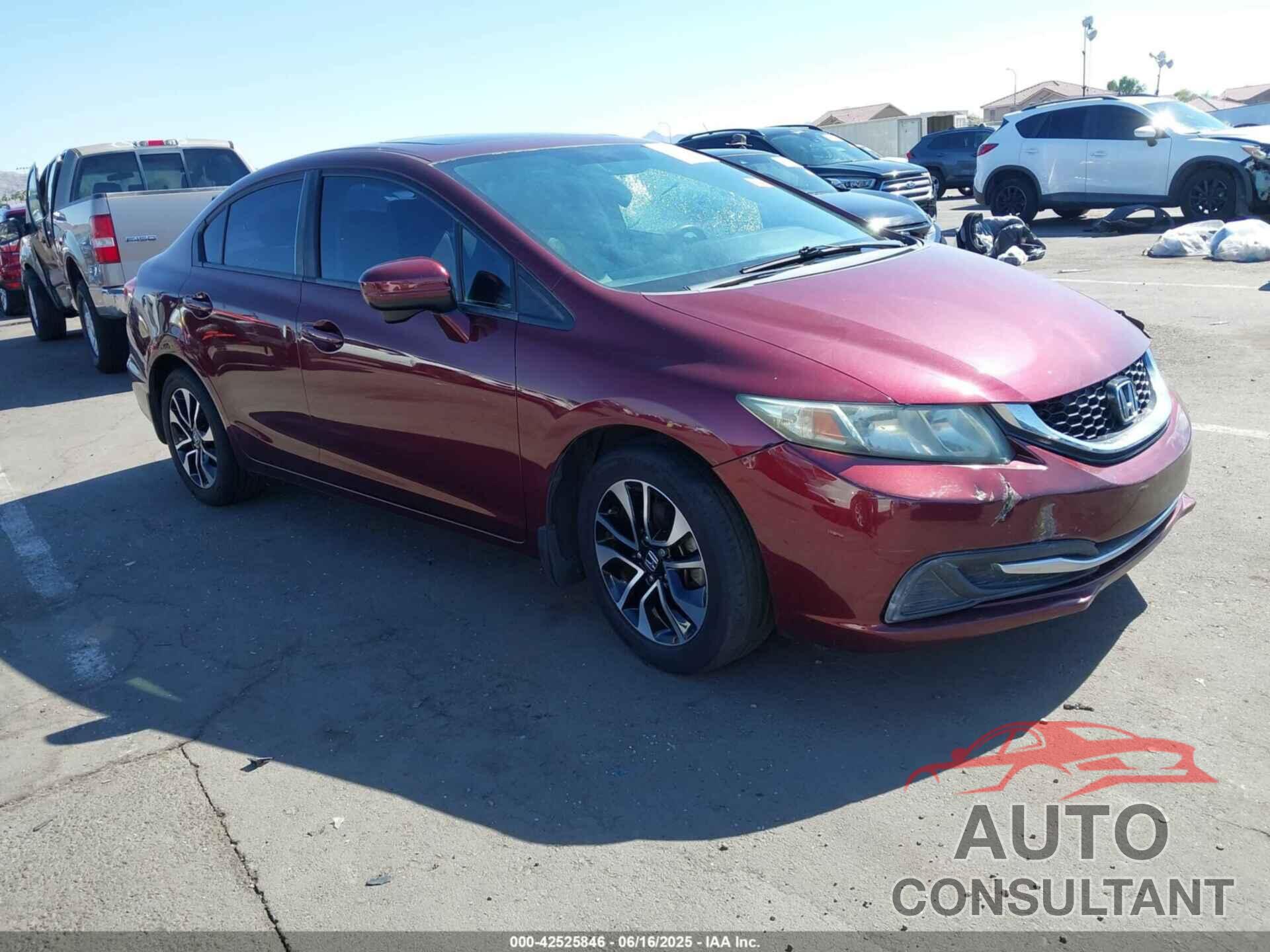 HONDA CIVIC 2014 - 19XFB2F81EE084230