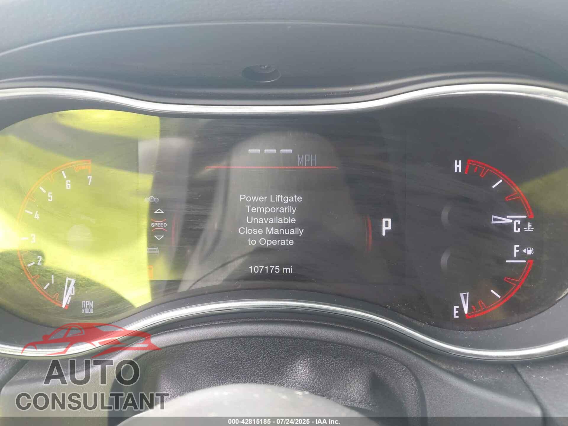 DODGE DURANGO 2017 - 1C4RDJDG8HC814299
