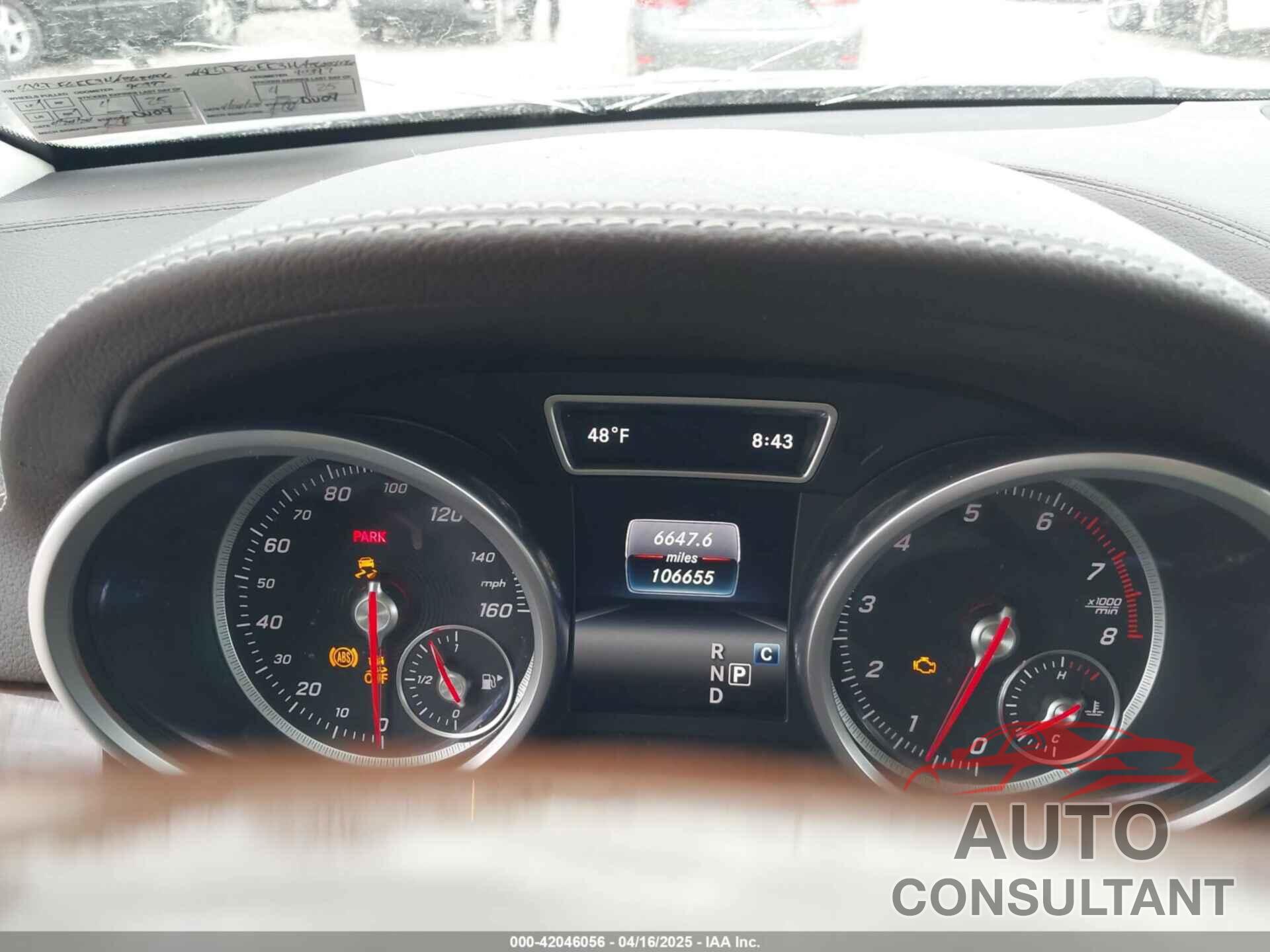 MERCEDES-BENZ GLS 450 2017 - 4JGDF6EE3HA868406