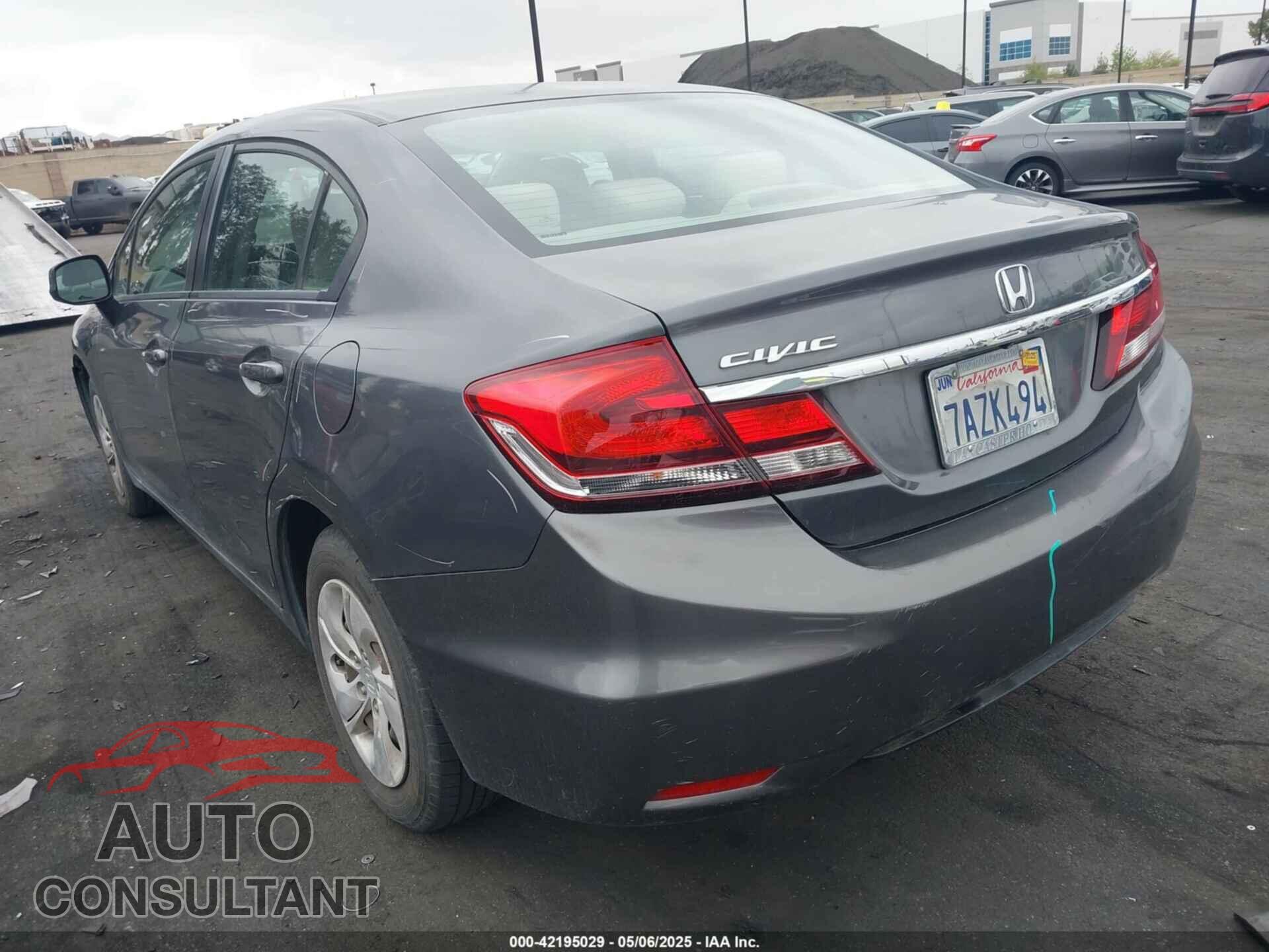 HONDA CIVIC 2013 - 19XFB2F51DE228119