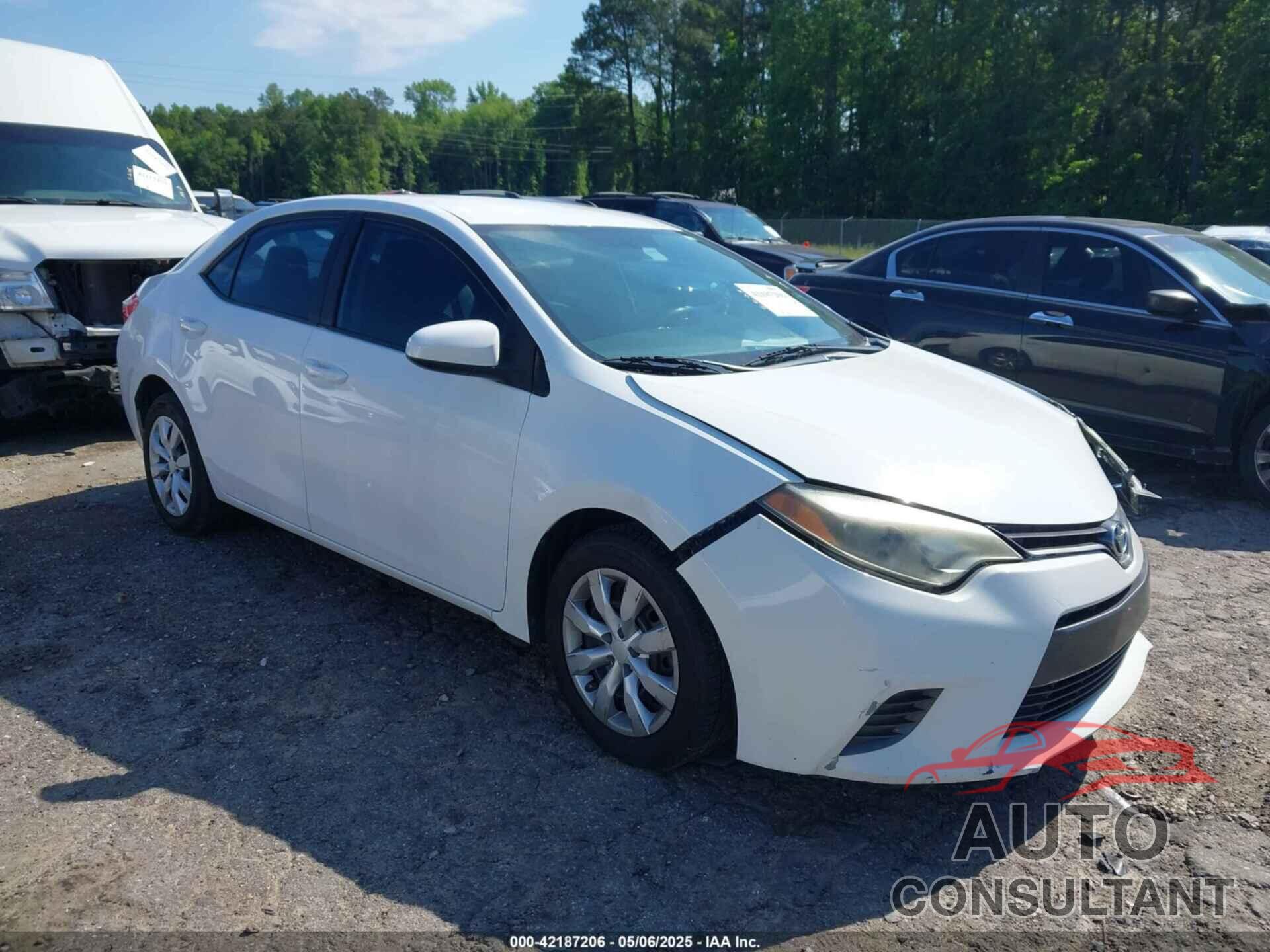 TOYOTA COROLLA 2015 - 2T1BURHE1FC464558