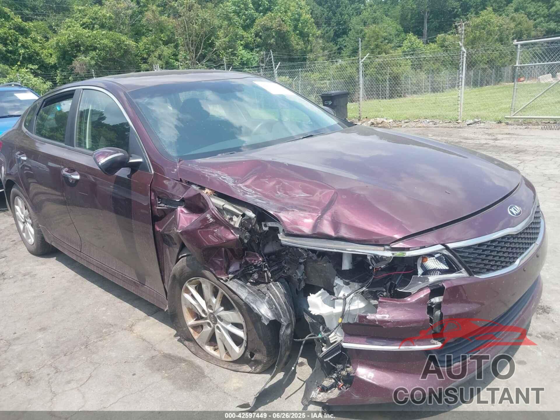 KIA OPTIMA 2016 - 5XXGT4L33GG084424