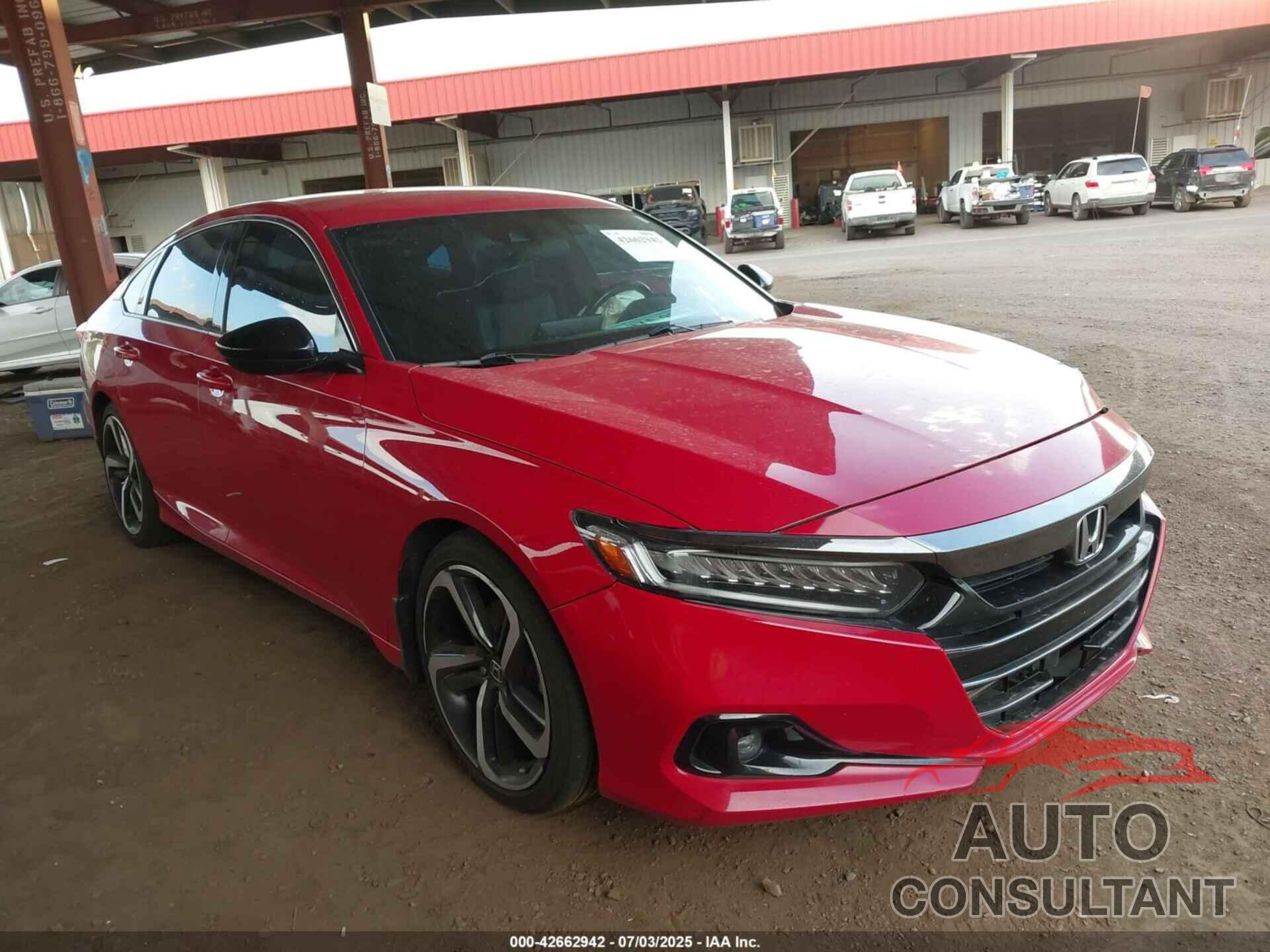 HONDA ACCORD 2021 - 1HGCV1F30MA098938