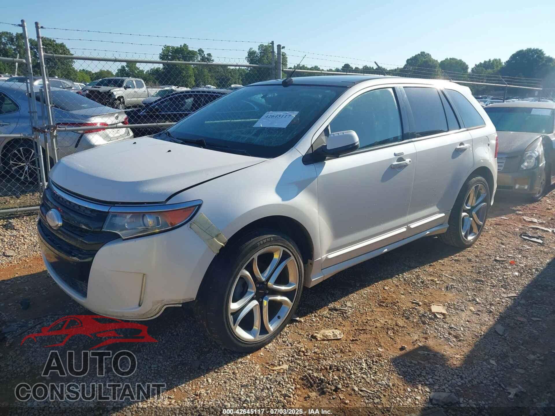 FORD EDGE 2012 - 2FMDK3AK1CBA77231