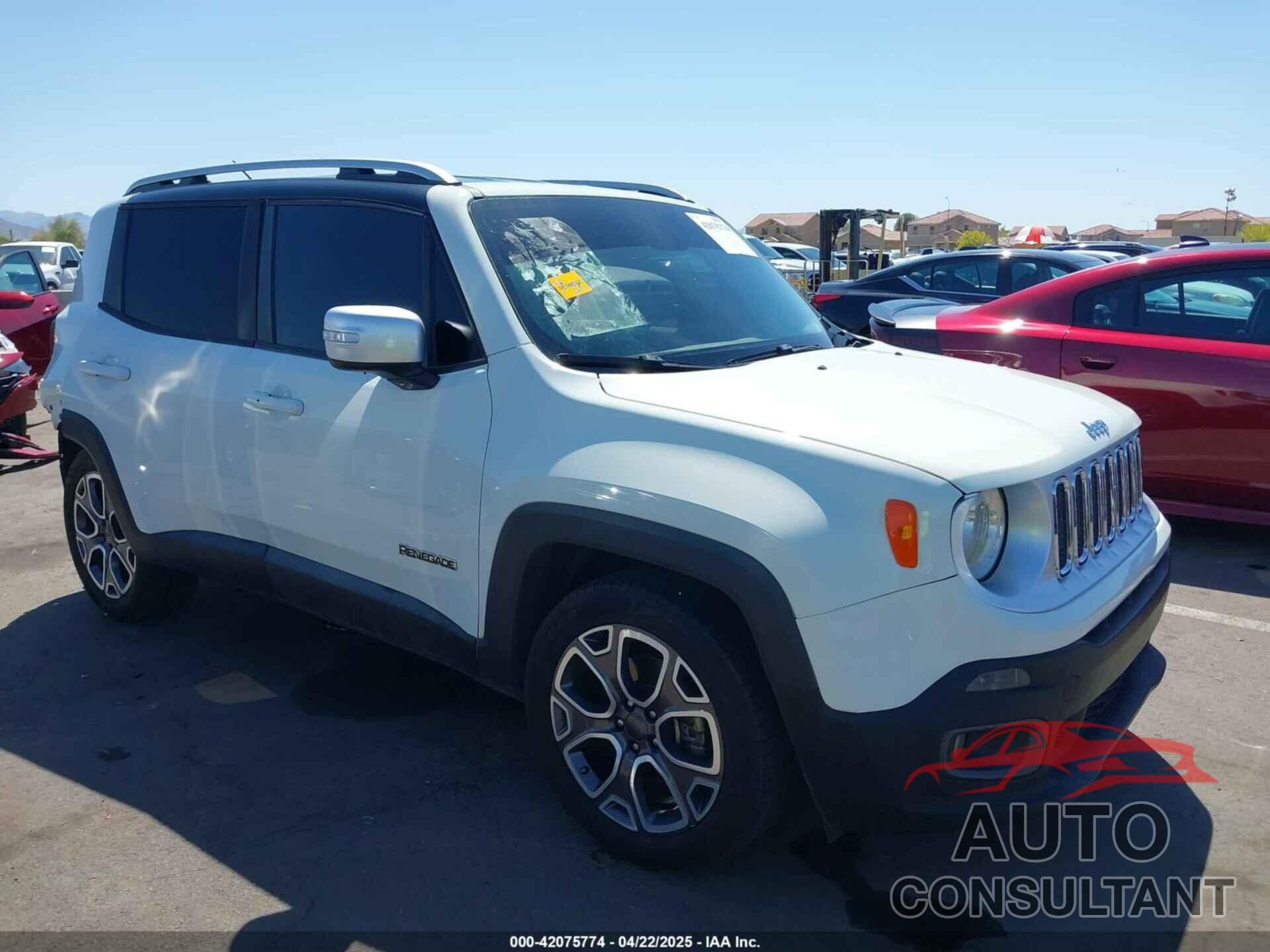 JEEP RENEGADE 2016 - ZACCJADTXGPC58910