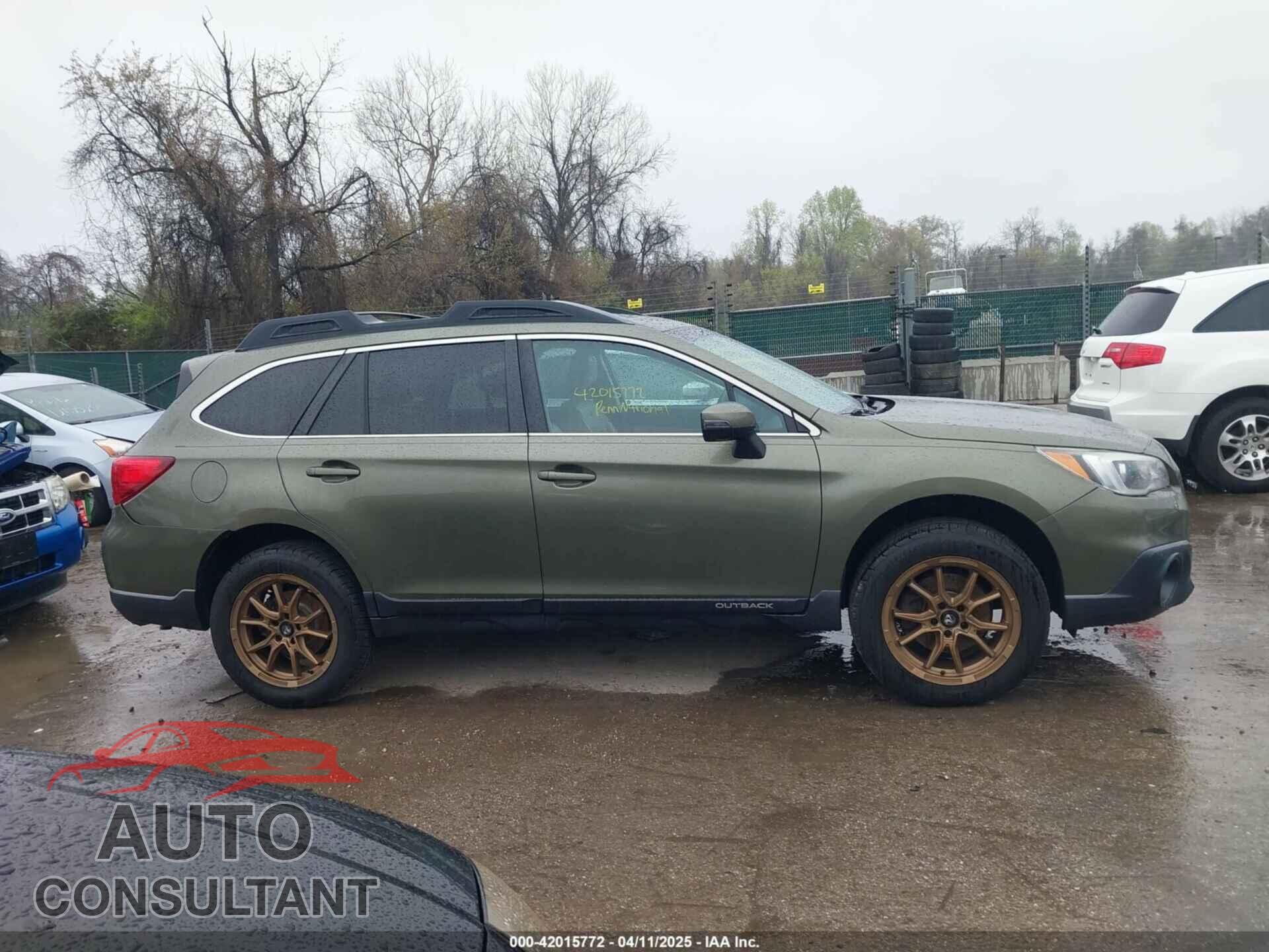 SUBARU OUTBACK 2017 - 4S4BSENC1H3376215