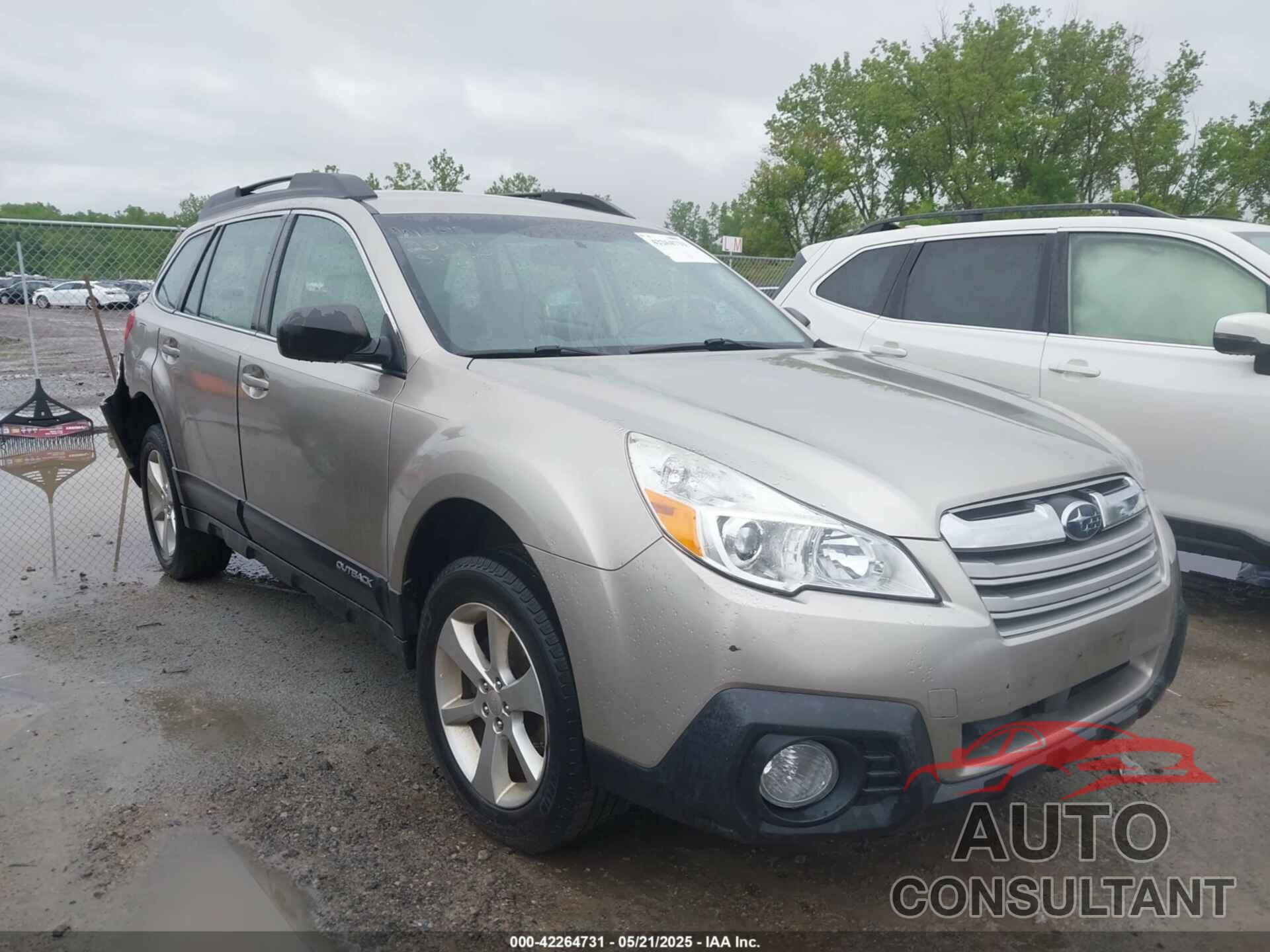 SUBARU OUTBACK 2014 - 4S4BRBAC5E3297982