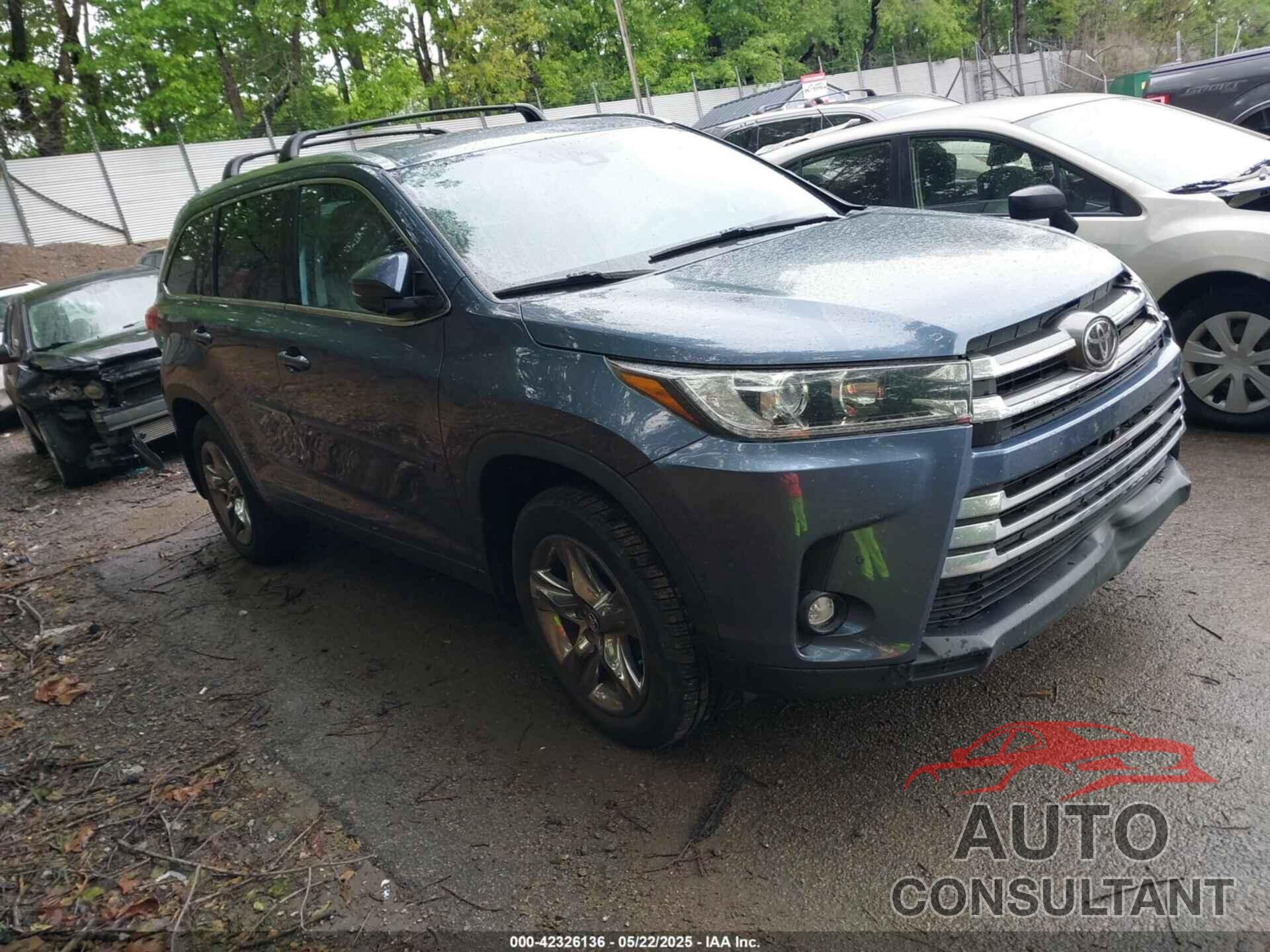 TOYOTA HIGHLANDER 2019 - 5TDDZRFH2KS993591