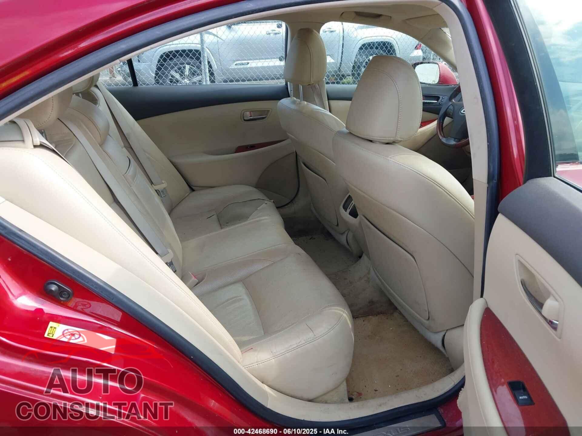 LEXUS ES 350 2009 - JTHBJ46G592326510
