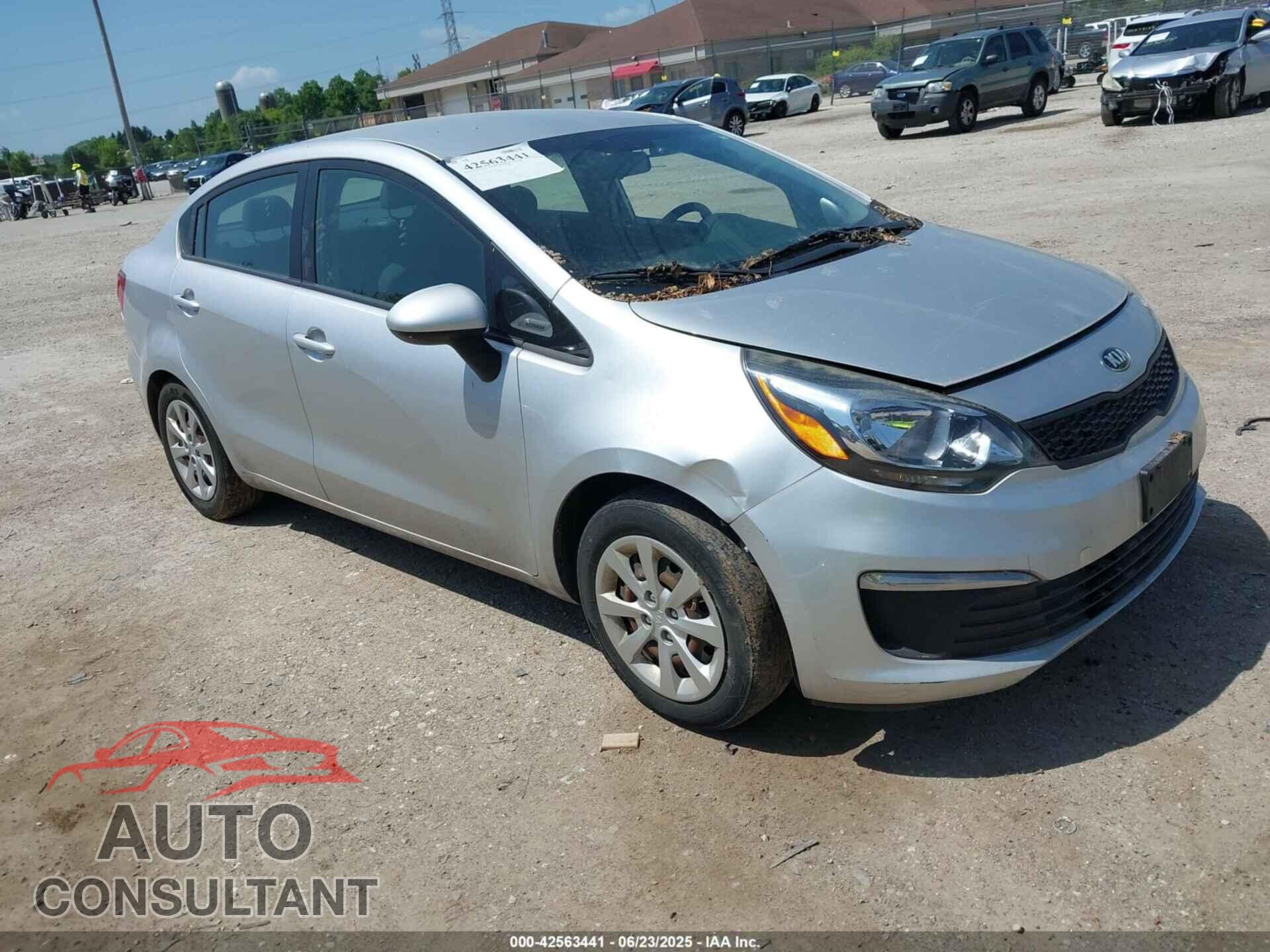 KIA RIO 2016 - KNADM4A39G6620954