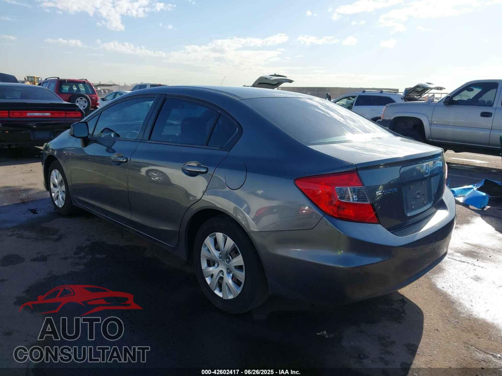 HONDA CIVIC 2012 - 2HGFB2F57CH307301