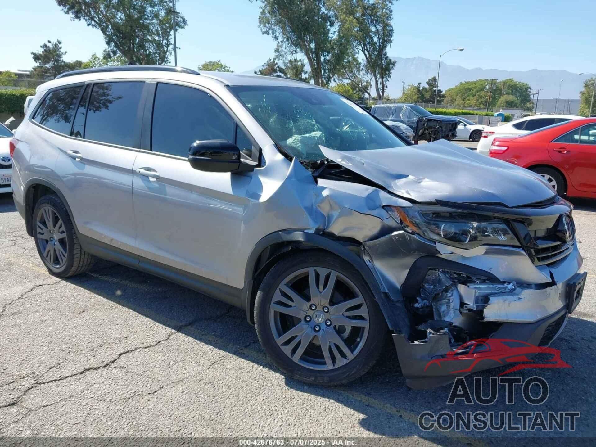 HONDA PILOT 2022 - 5FNYF5H31NB013054