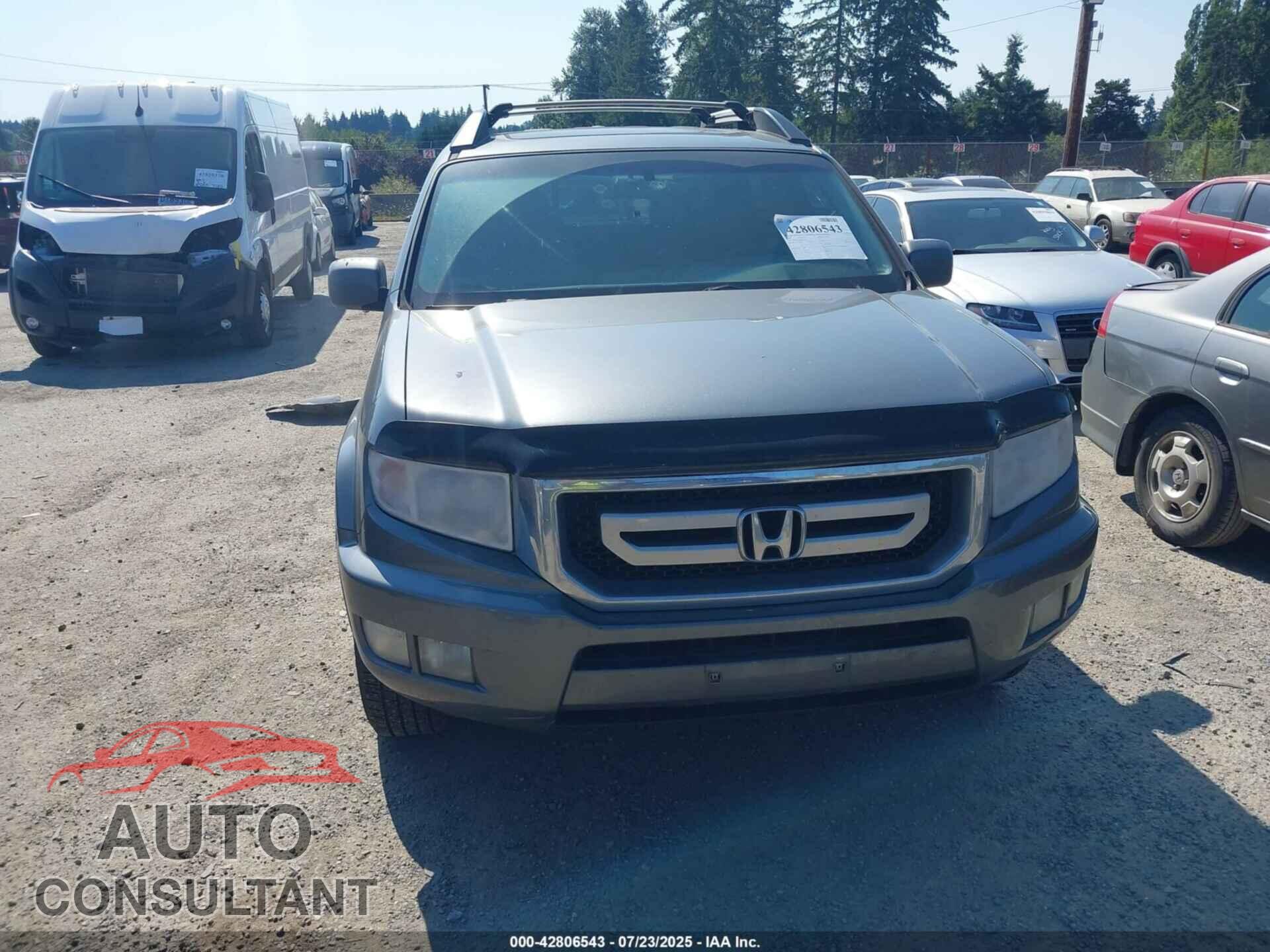 HONDA RIDGELINE 2009 - 5FPYK16599B102795