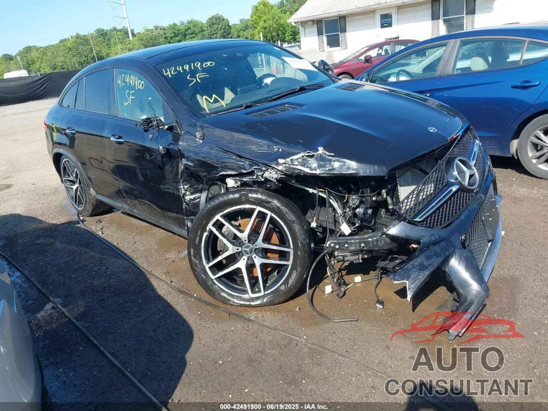 MERCEDES-BENZ AMG GLE 43 COUPE 2017 - 4JGED6EB2HA084962