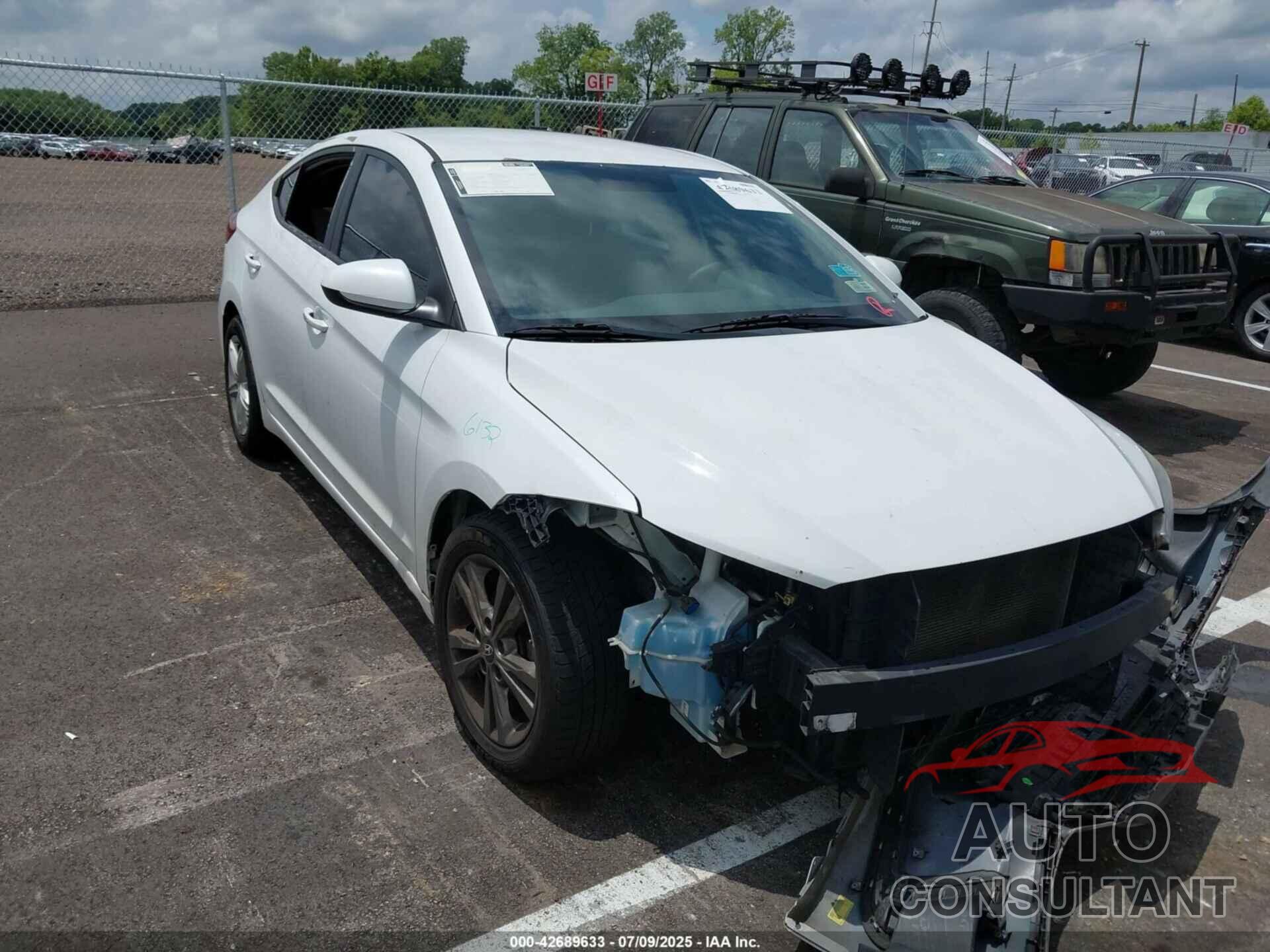 HYUNDAI ELANTRA 2017 - 5NPD84LF6HH044343