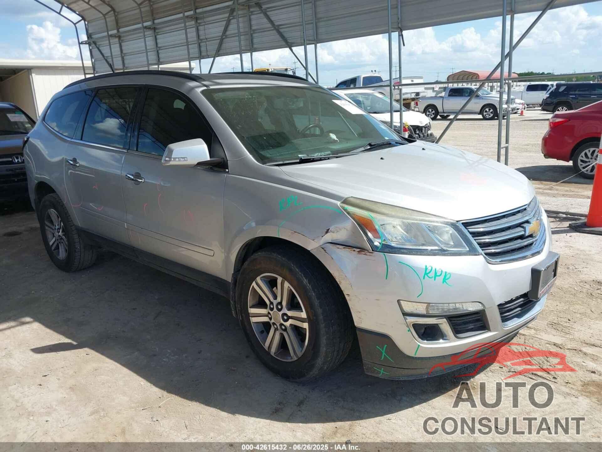CHEVROLET TRAVERSE 2016 - 1GNKRGKD5GJ348119