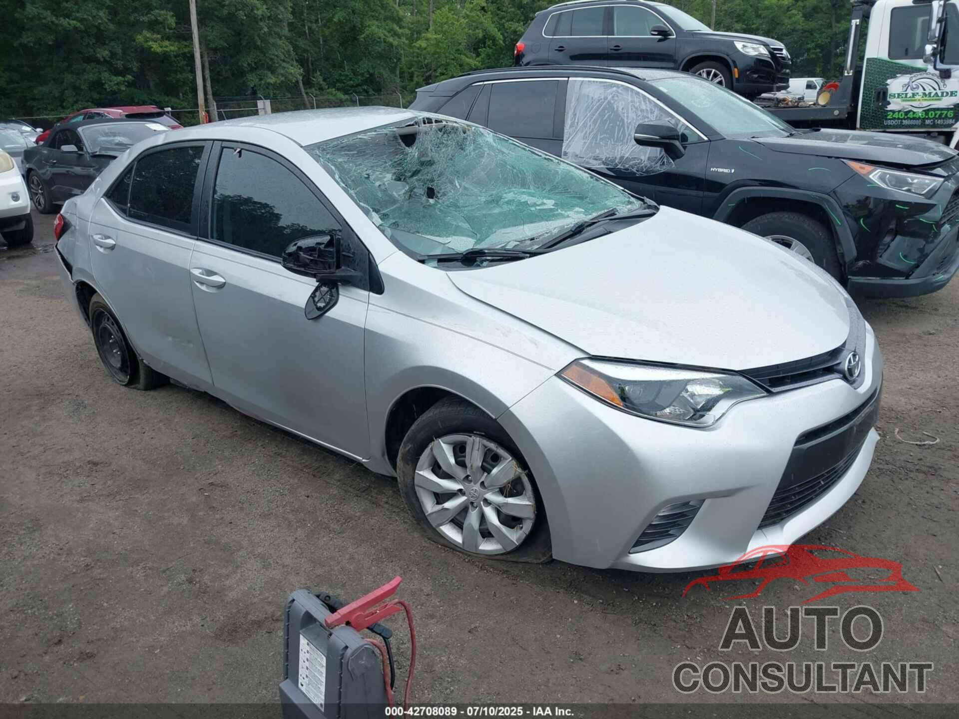 TOYOTA COROLLA 2016 - 2T1BURHE5GC620604