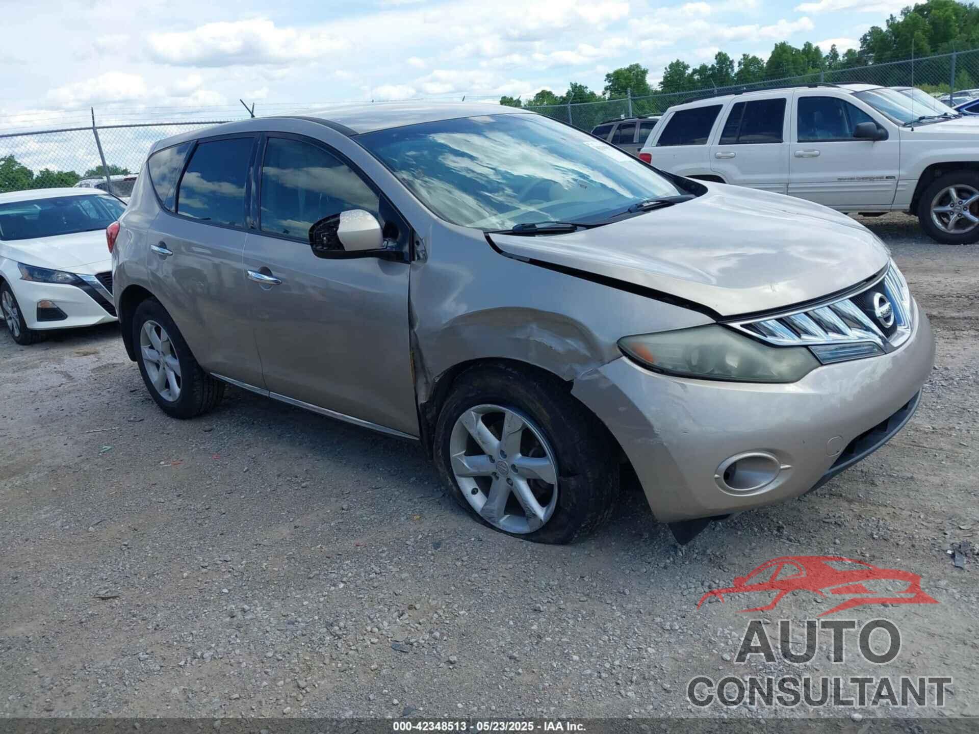 NISSAN MURANO 2009 - JN8AZ18W69W203658