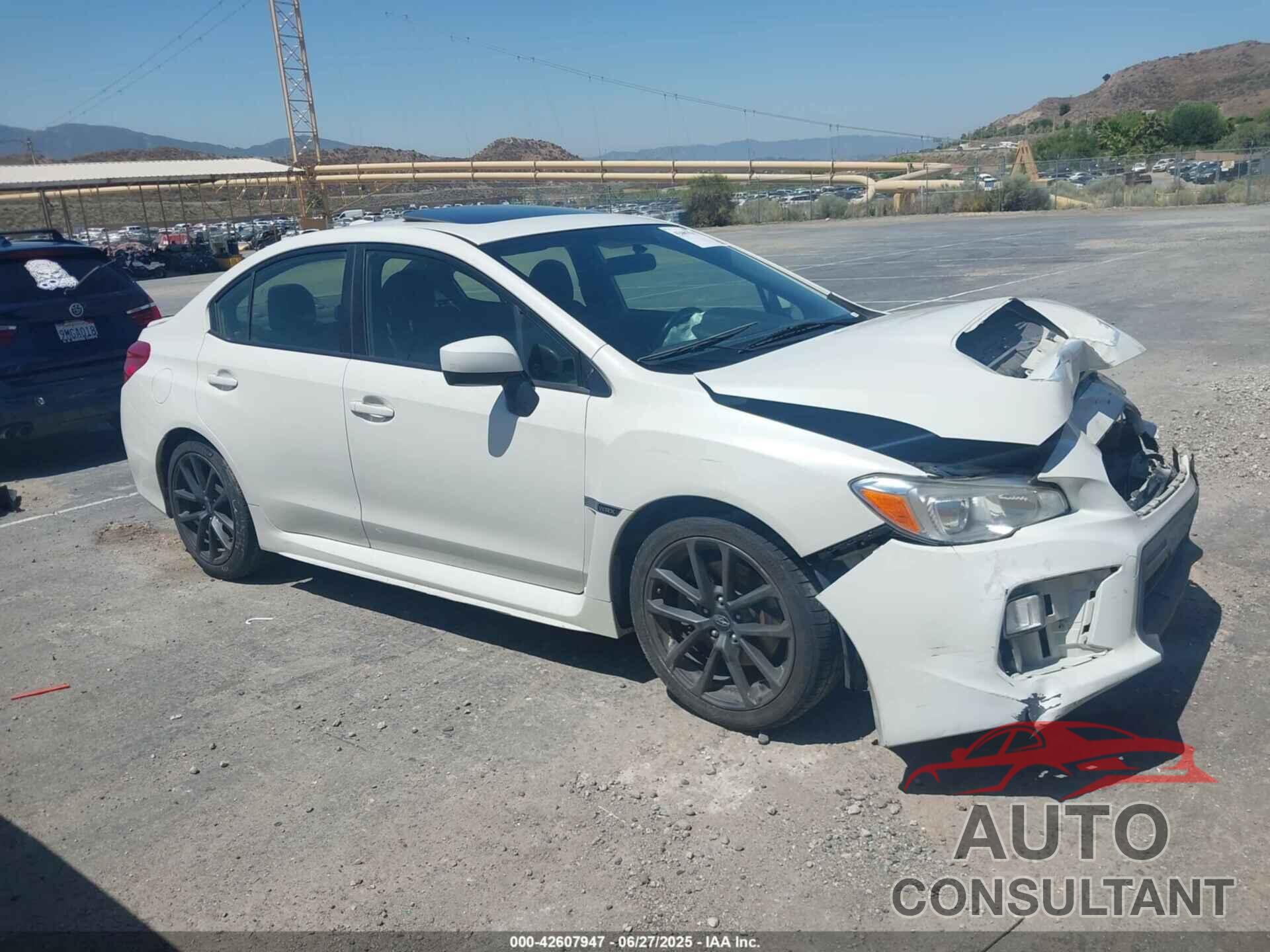 SUBARU WRX 2018 - JF1VA1C69J9839351