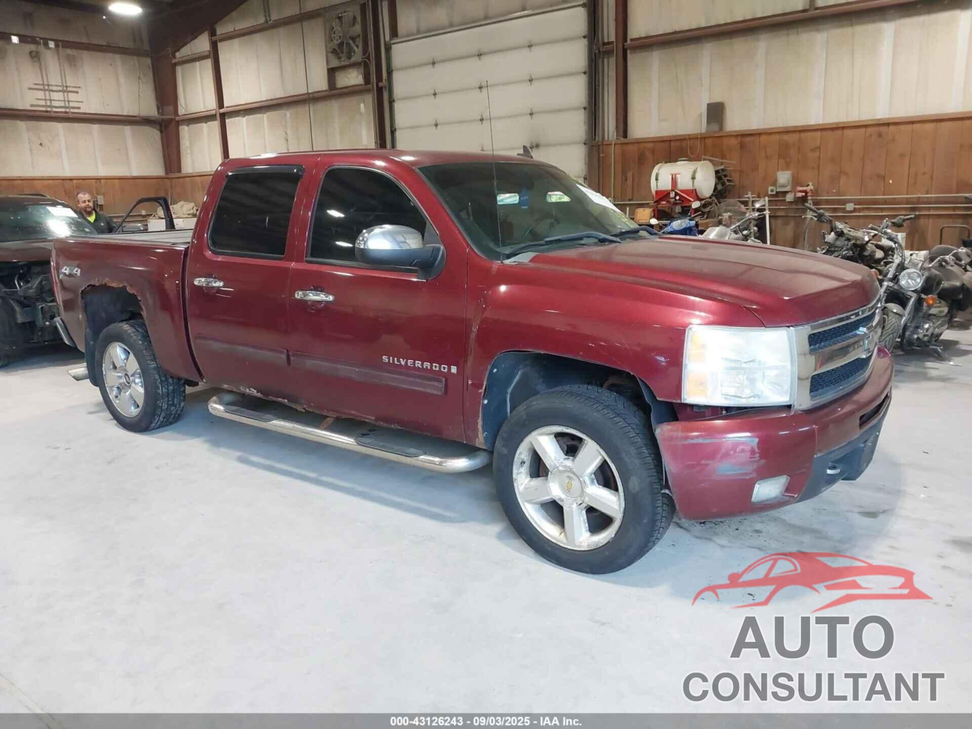 CHEVROLET SILVERADO 1500 2009 - 3GCEK33349G228440