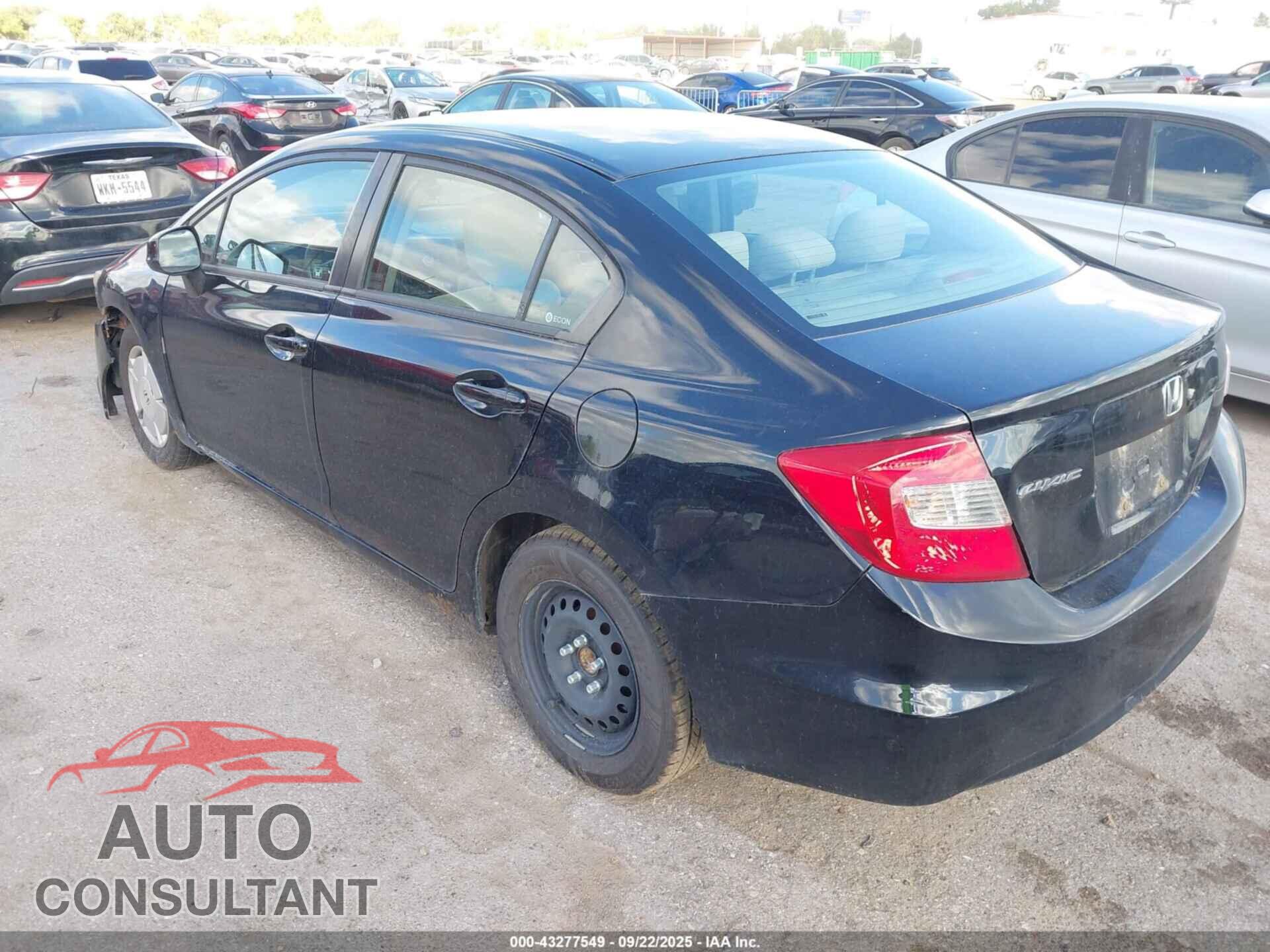 HONDA CIVIC 2012 - 2HGFB2F48CH112363
